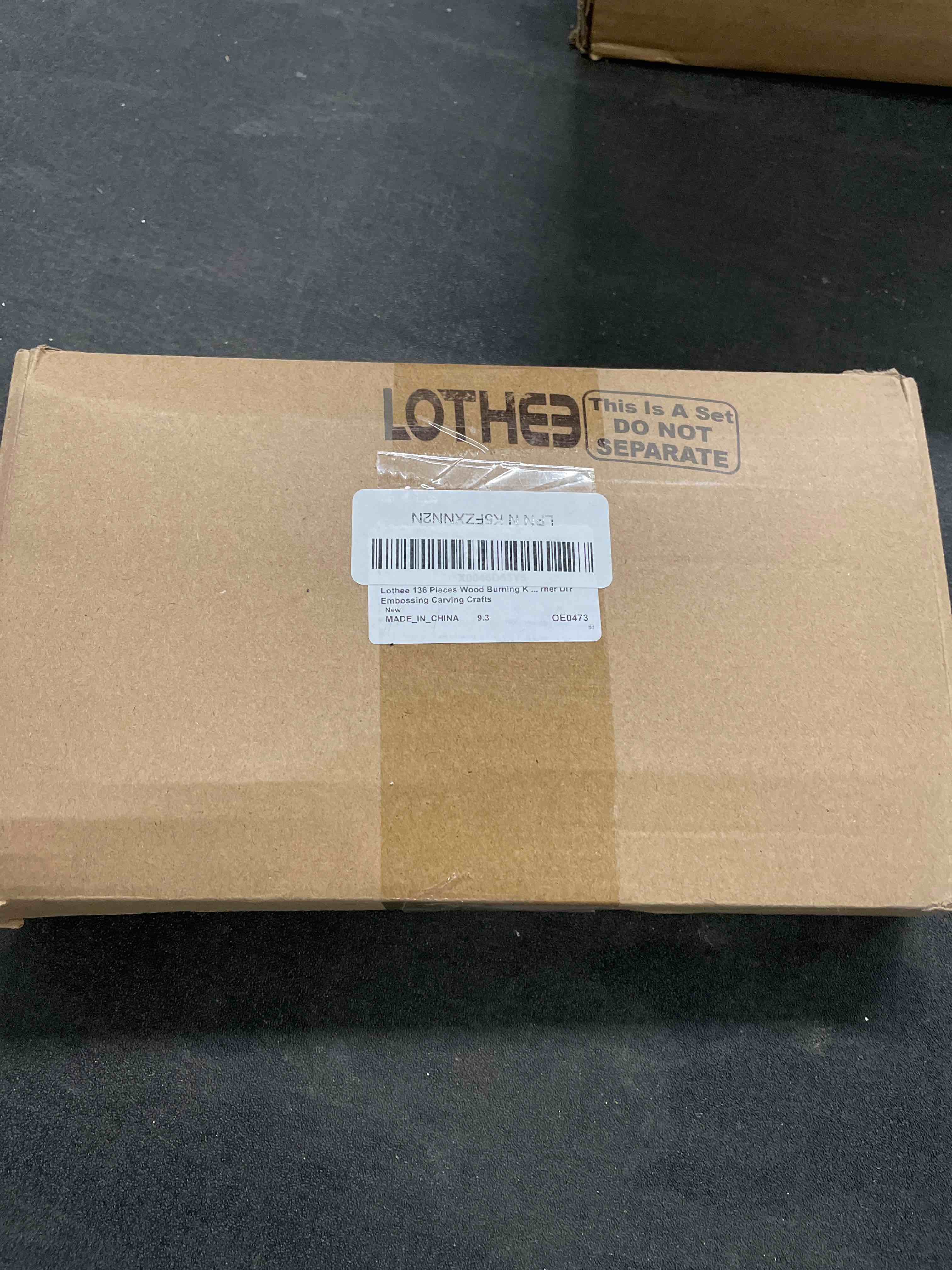 Condition photo showing Good Condition for Lothee 136 Pieces Wood Burning Kit Wood Burning Tools Set Wood Burner Tips Adjustable Temperature Pen Stencils with Wood Chips for Wood Burner DIY Embossing Carving Crafts