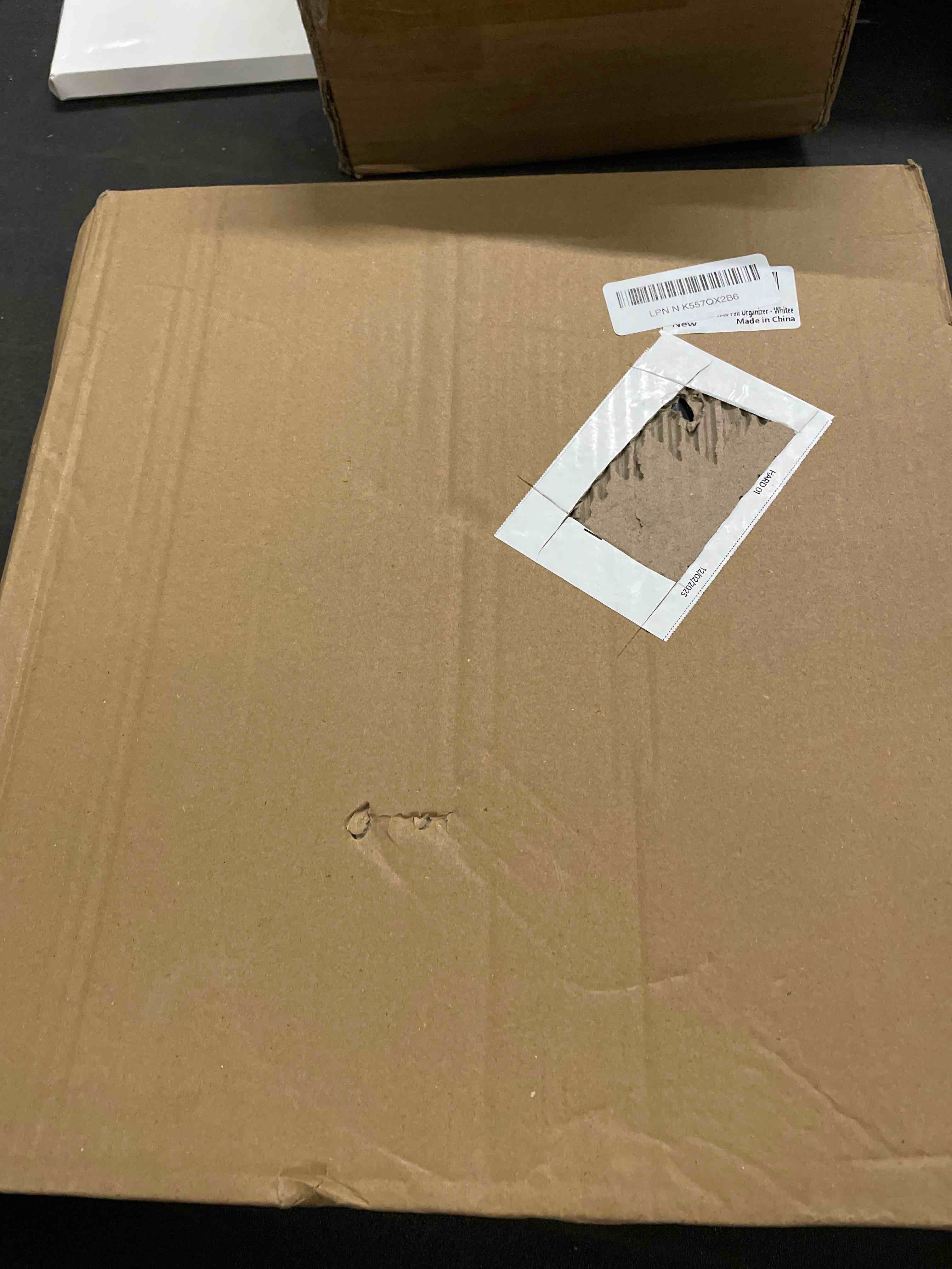 Condition photo showing Good Condition for Lavatino 10-Tier Hanging Wall File Folders Organizer - White Metal Mesh Paper Magazine Document Mail Holder File Organizer for Office School Home Wall Mount or Desk Supplies Organization 10CZZJCZKZD-White