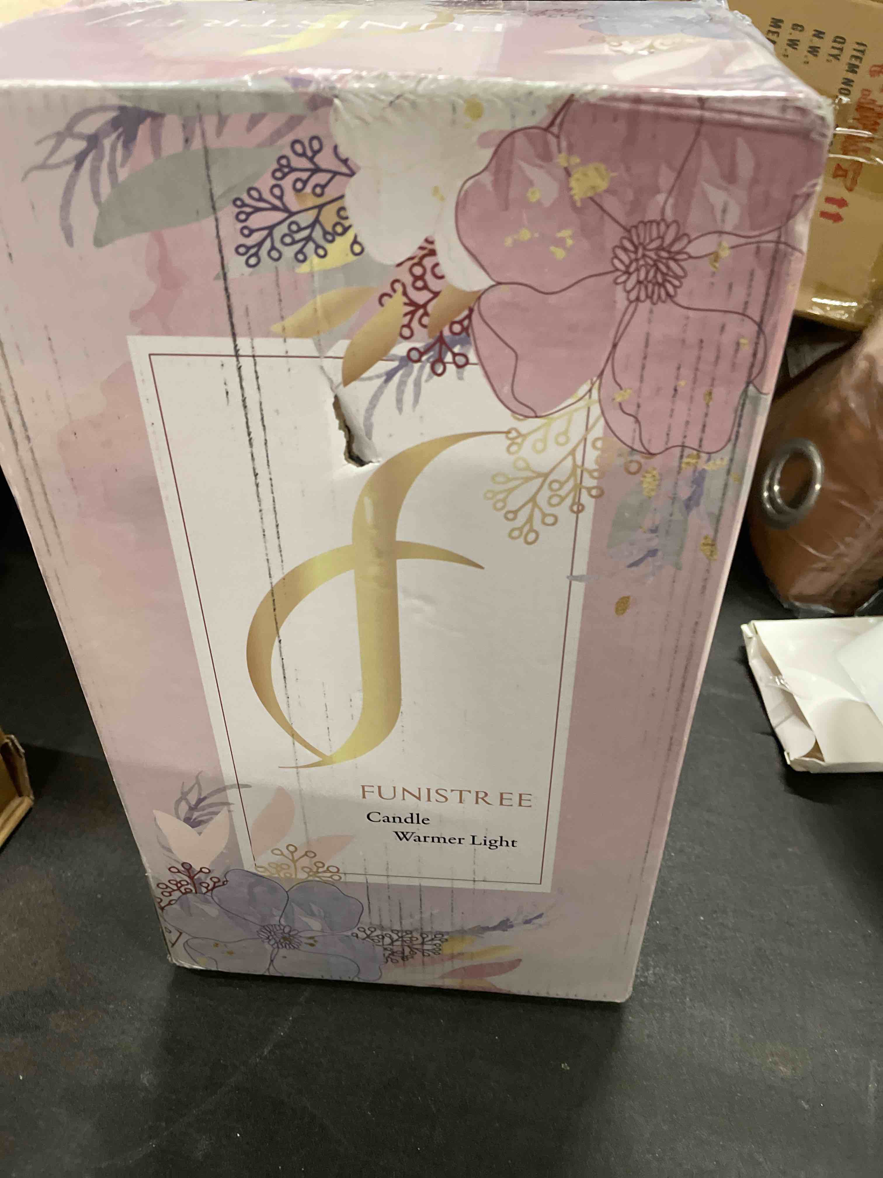 Condition photo showing Good Condition for White Clear Candle Warmer Lamp with Timer Dimmer, Flower Candle lamp Warmer, 2 Bulbs, Wax Melter Warmer for Jar Scented Candles, Christmas Birthday Gifts Ideas for Women Mom A1-transparency