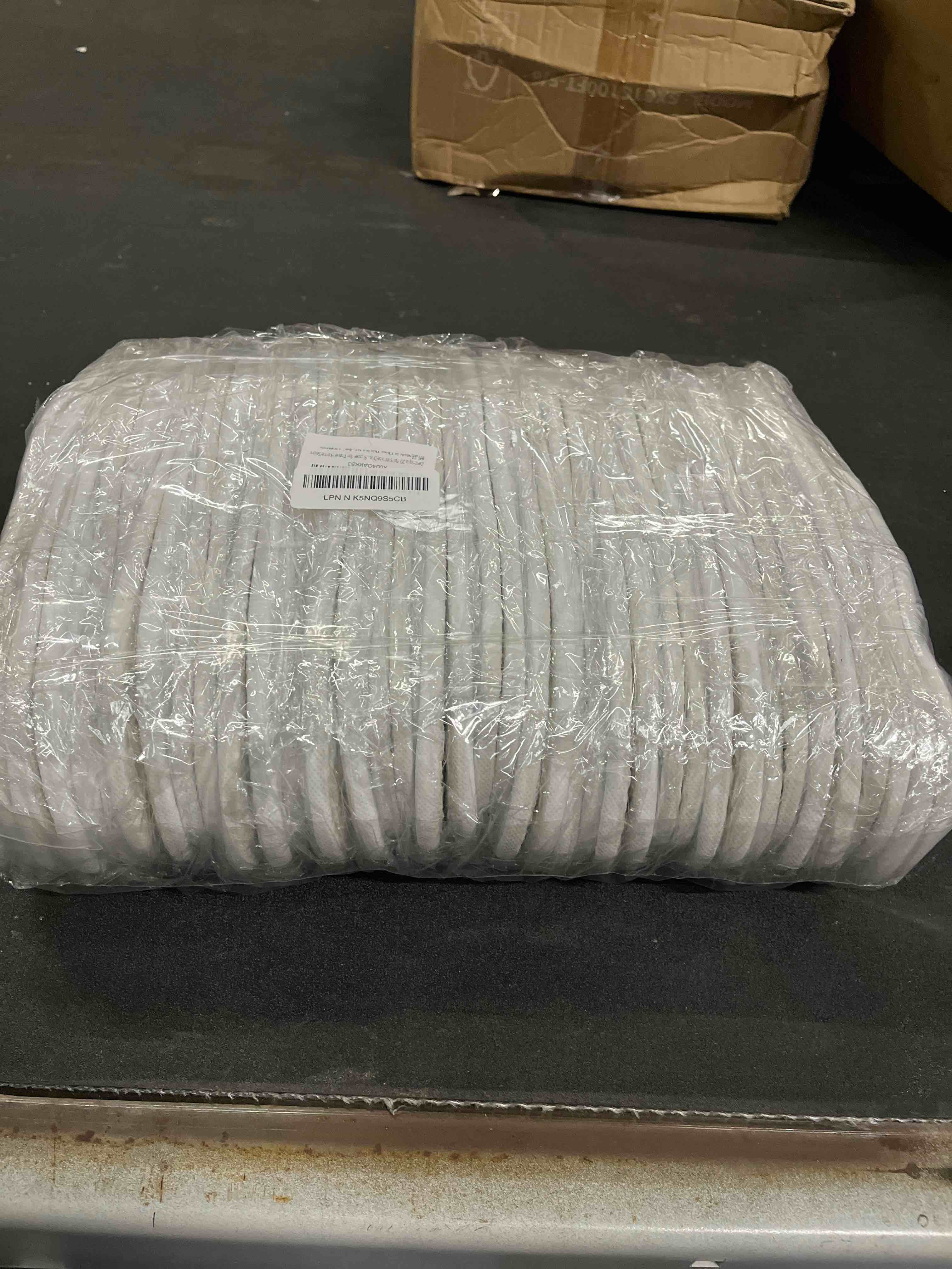 Condition photo showing Good Condition for 20 Pairs White Disposable Slippers, SPA Hotel Slipper for Women and Men, Closed Toe Soft Coral Fleece Slippers for Guests, Non-Slip Slipper for Travel Home Salon