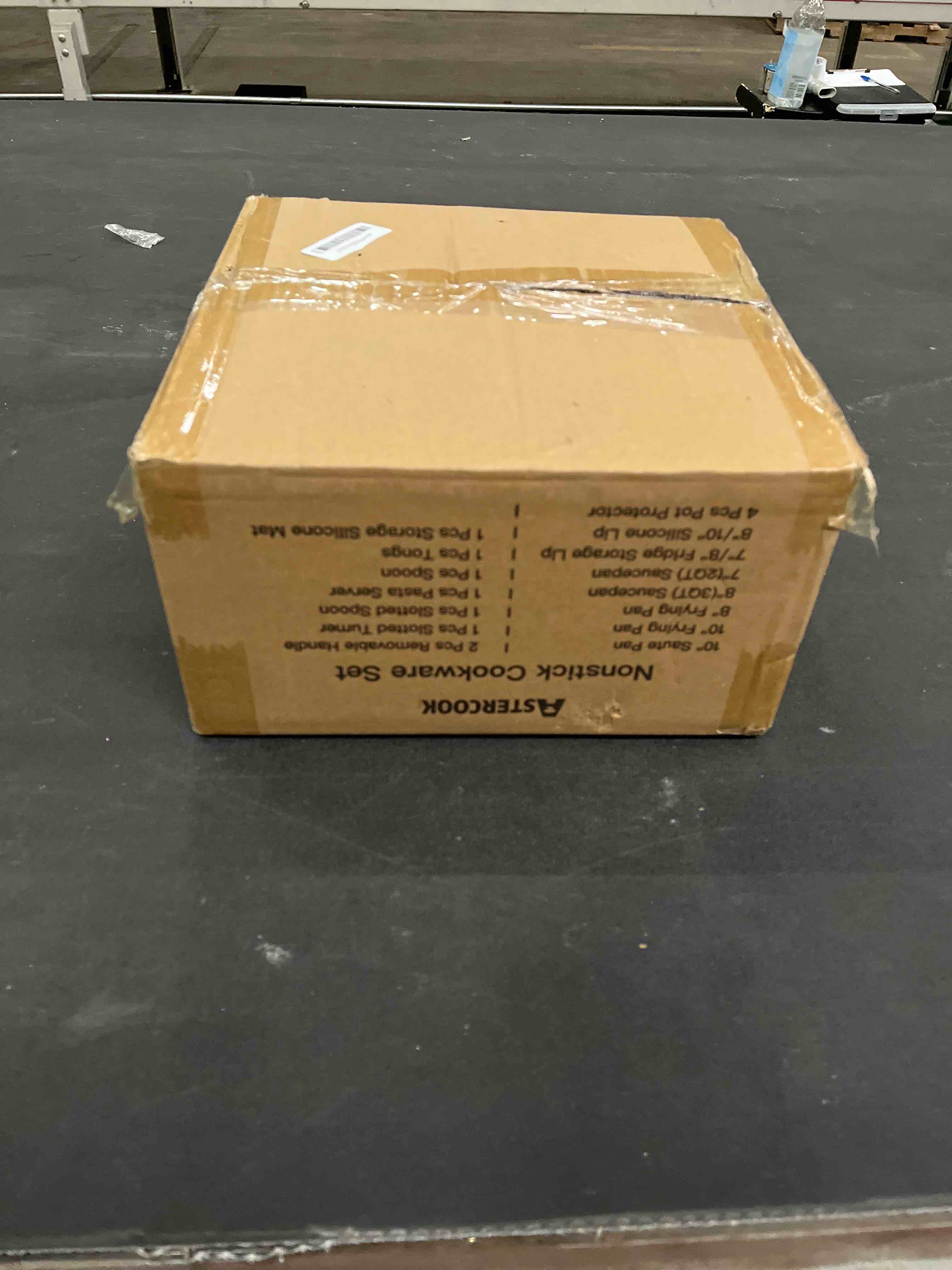 Condition photo showing Good Condition for Astercook Non Stick RV Pots and Pans Ceramic Kitchen Cookware Set with Detachable/Removable Handle, Oven Safe, Induction Ready, Stackable, Black, 21 pcs