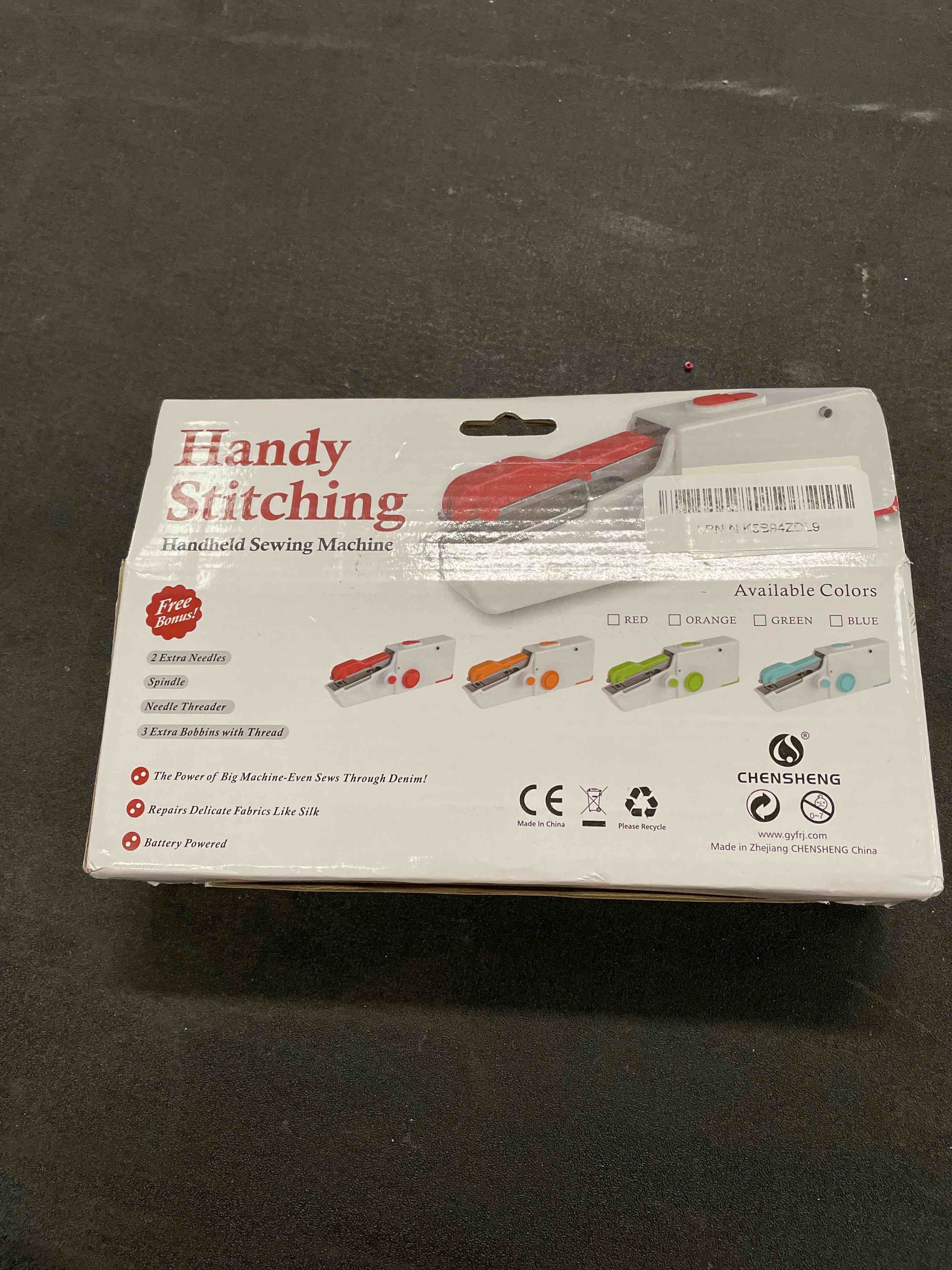 Condition photo showing Good Condition for Handheld Sewing Machine, Mini Portable Electric Quick Sew Sewing Machine For Beginners Adults, Easy To Use Suitable for Sewing Clothes, Fabrics, Cutains, Family Travel, DIY