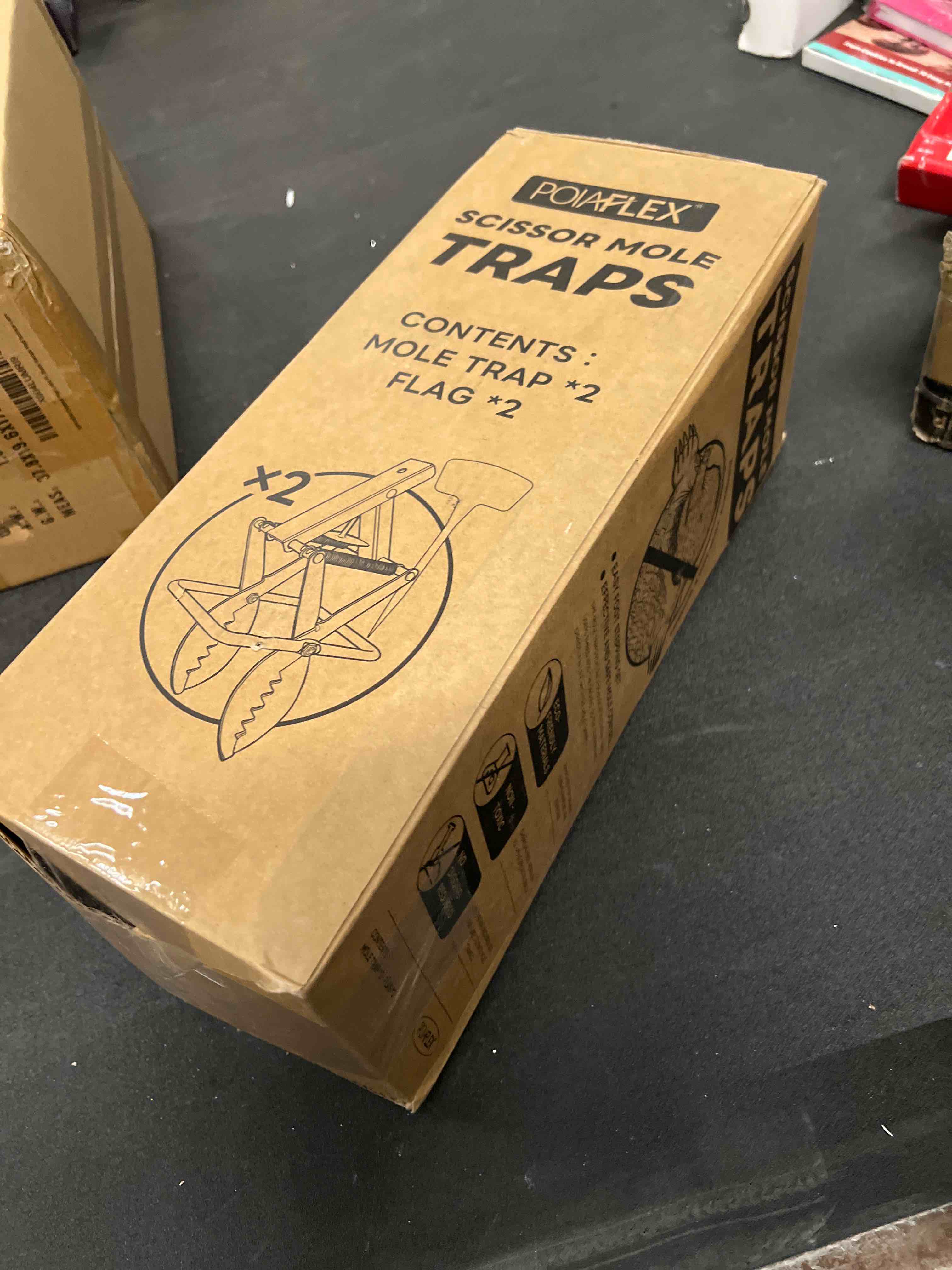 Condition photo showing As Is for Mole Trap Scissor 2 Pack, Upgraded Mole Traps for Lawns That Kill Best, Galvanized Steel Mole Killer, Easy Step Setup 2 PACK Jawed Scissor