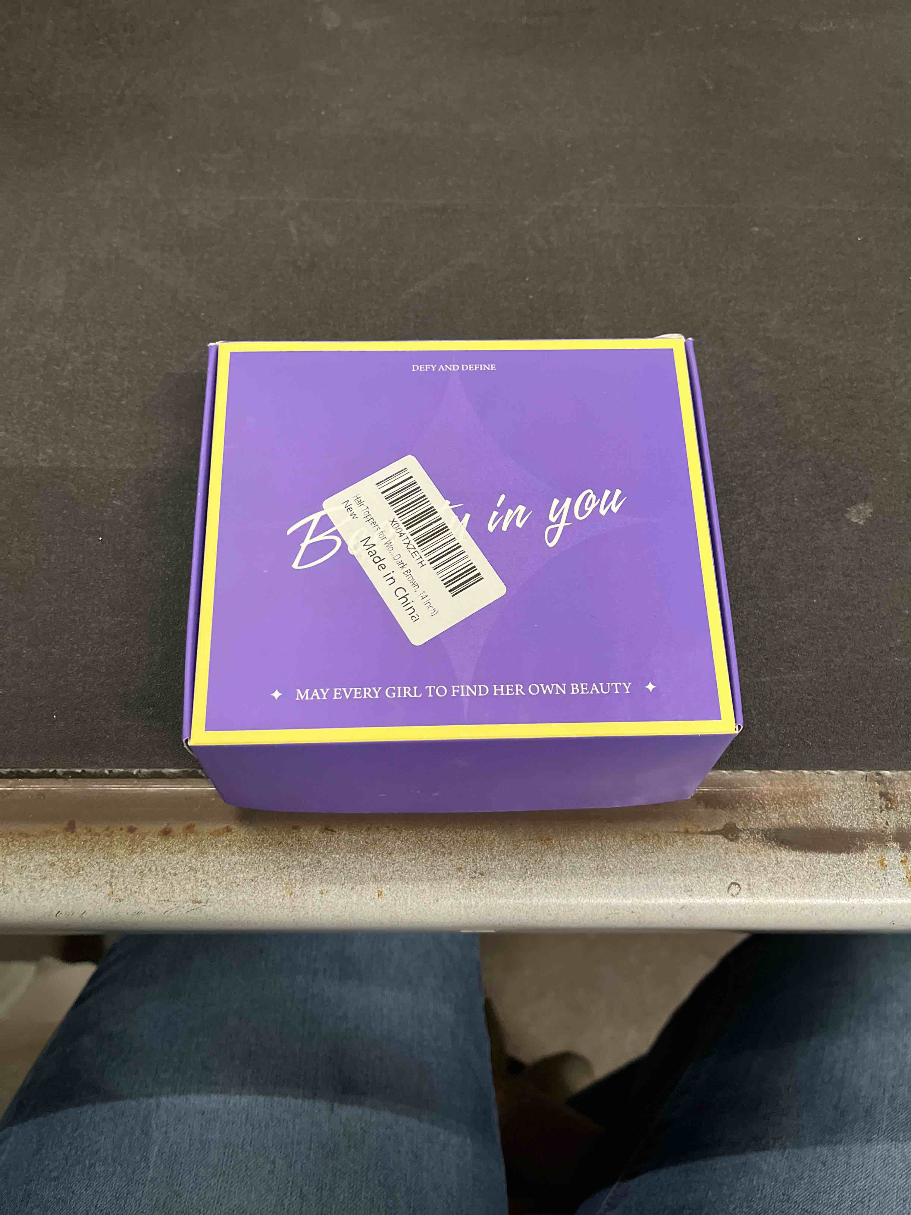 Condition photo showing Good Condition for Hair Toppers for Women Real Human Hair, Realistic Biological Scalp Toppers HairPieces for Women with Thinning Hair Middle Part Clip in Bangs Big Base 360° 3D Cover (Dark Brown, 14 Inch) 14 Inch Dark Brown