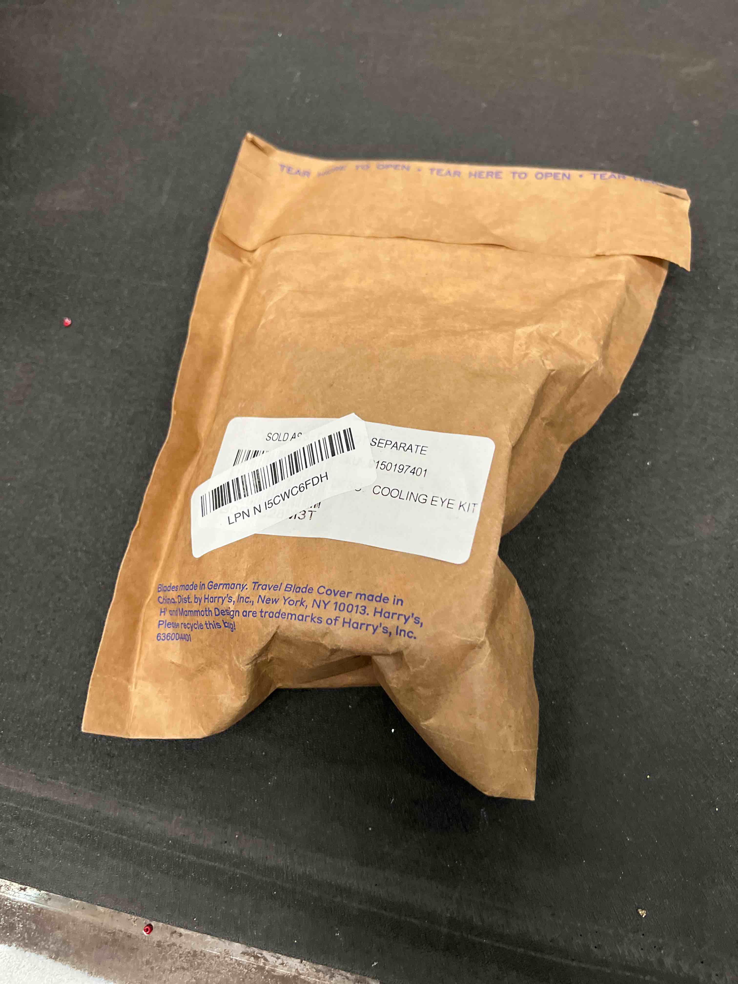 Condition photo showing As Is for Harry's Cooling Eye Kit for Men - Gua Sha Depuffing Facial Massage Tool and 2 Cooling Eye Sticks 2 Sticks