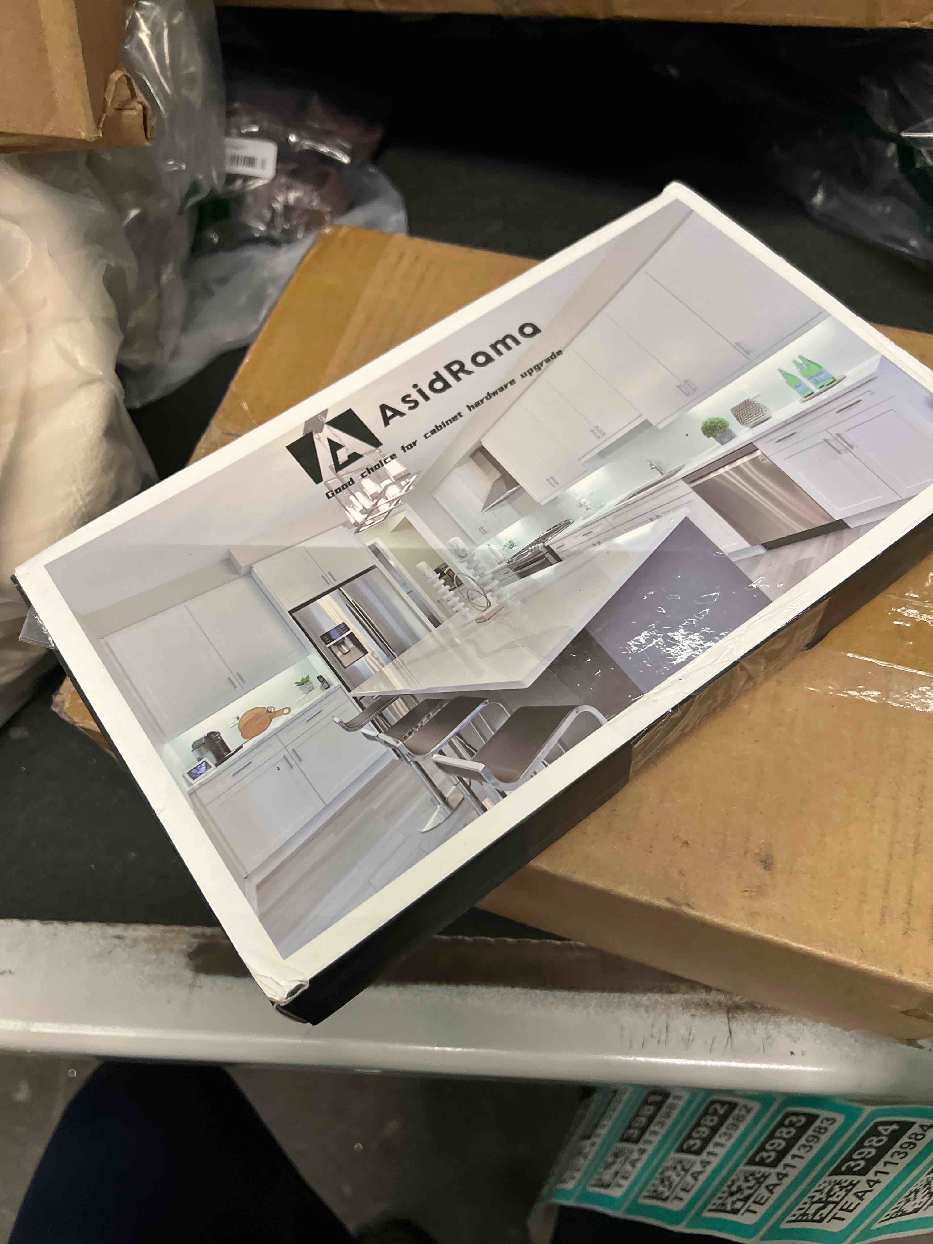 Condition photo showing As Is for Asidrama 10 Pack 6.3 Inch(160mm) Brushed Gold Kitchen Cabinet Handles Cabinet Pulls Kitchen Cabinet Hardware for Cupboard Drawer Pulls 6.3" Hole Center Curved-10 Pack Brushed Gold