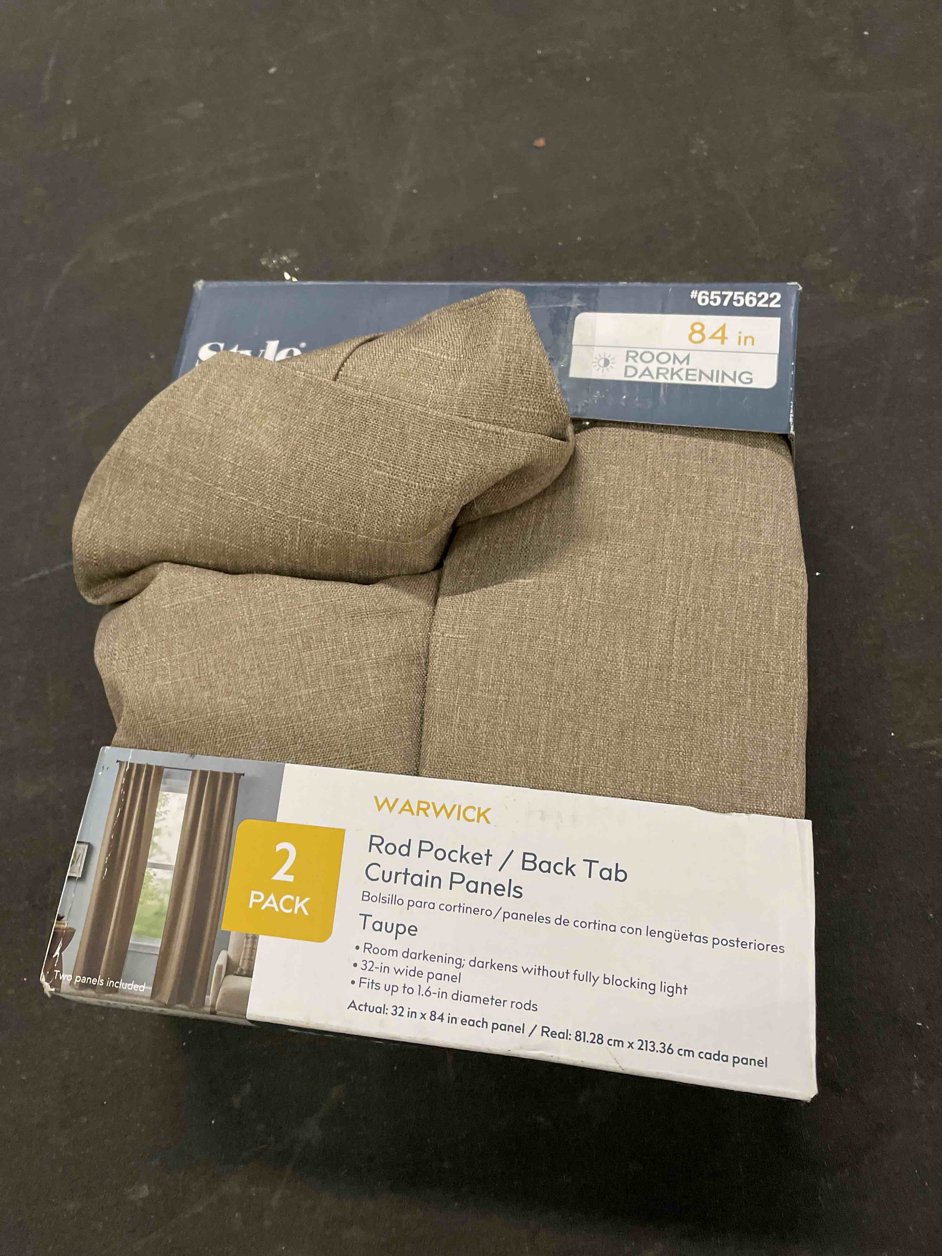 Condition photo showing Good Condition for style warwick rod pocket curtain panels