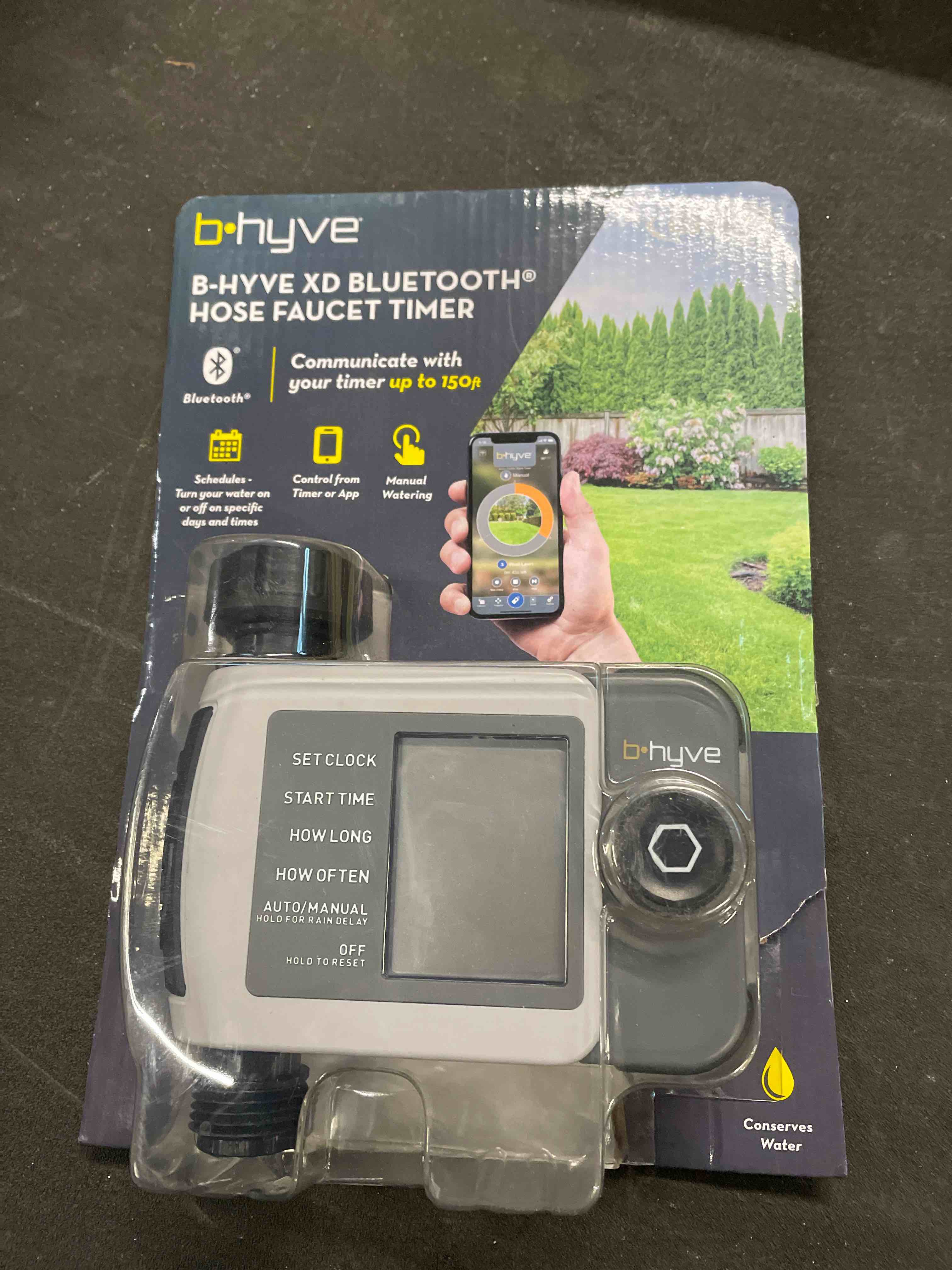 Condition photo showing Good Condition for b•hyve xd bluetooth hose faucet timer