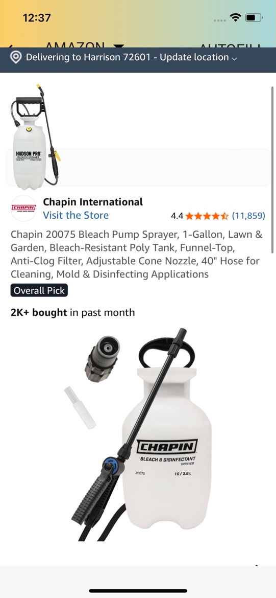 project source bleach sprayer