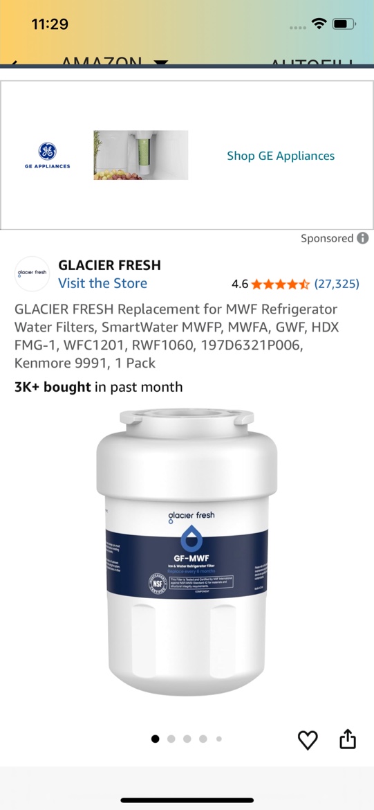 ge water filter