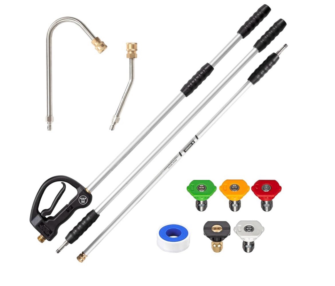 1036518 9 ft. 4000 psi extended reach wands, multi color