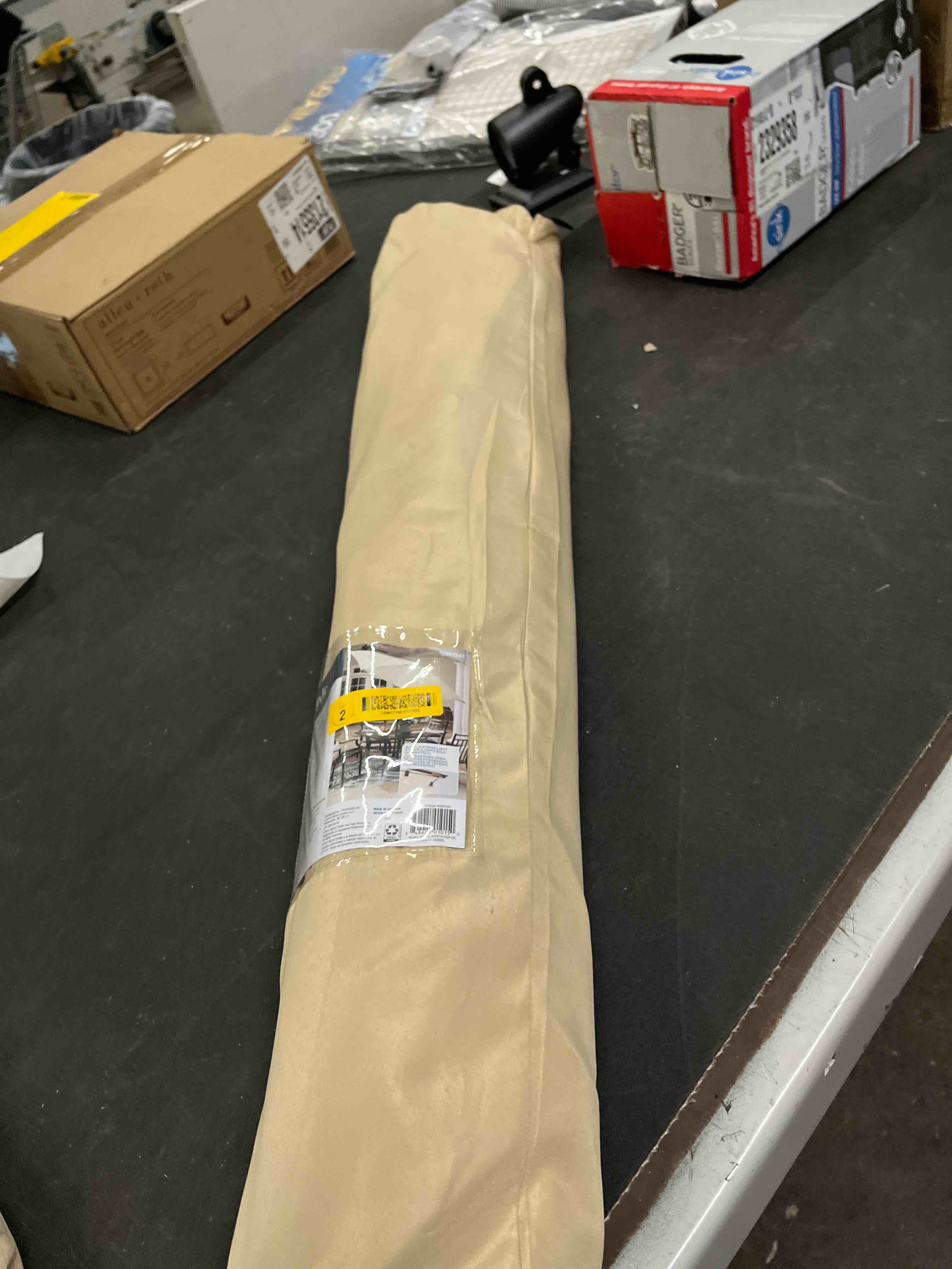 Condition photo showing Good Condition for style collection patio umbrella 7.5ft