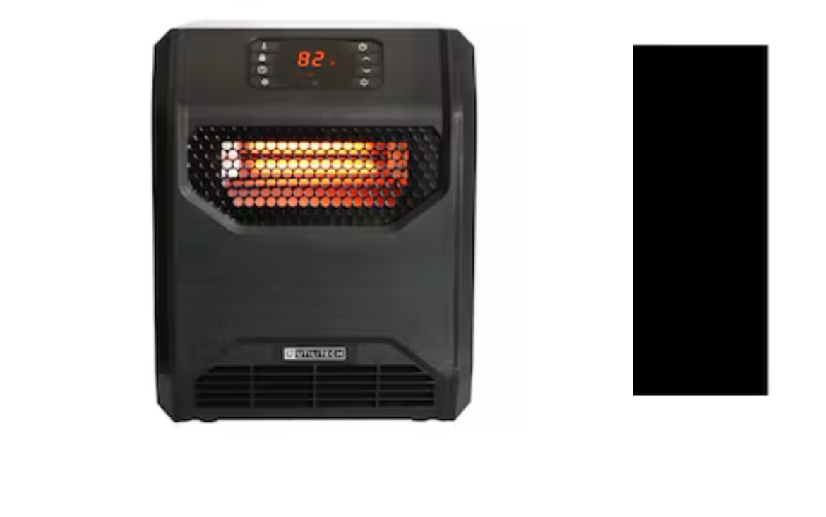 utilitech infrared quartz cabinet heater