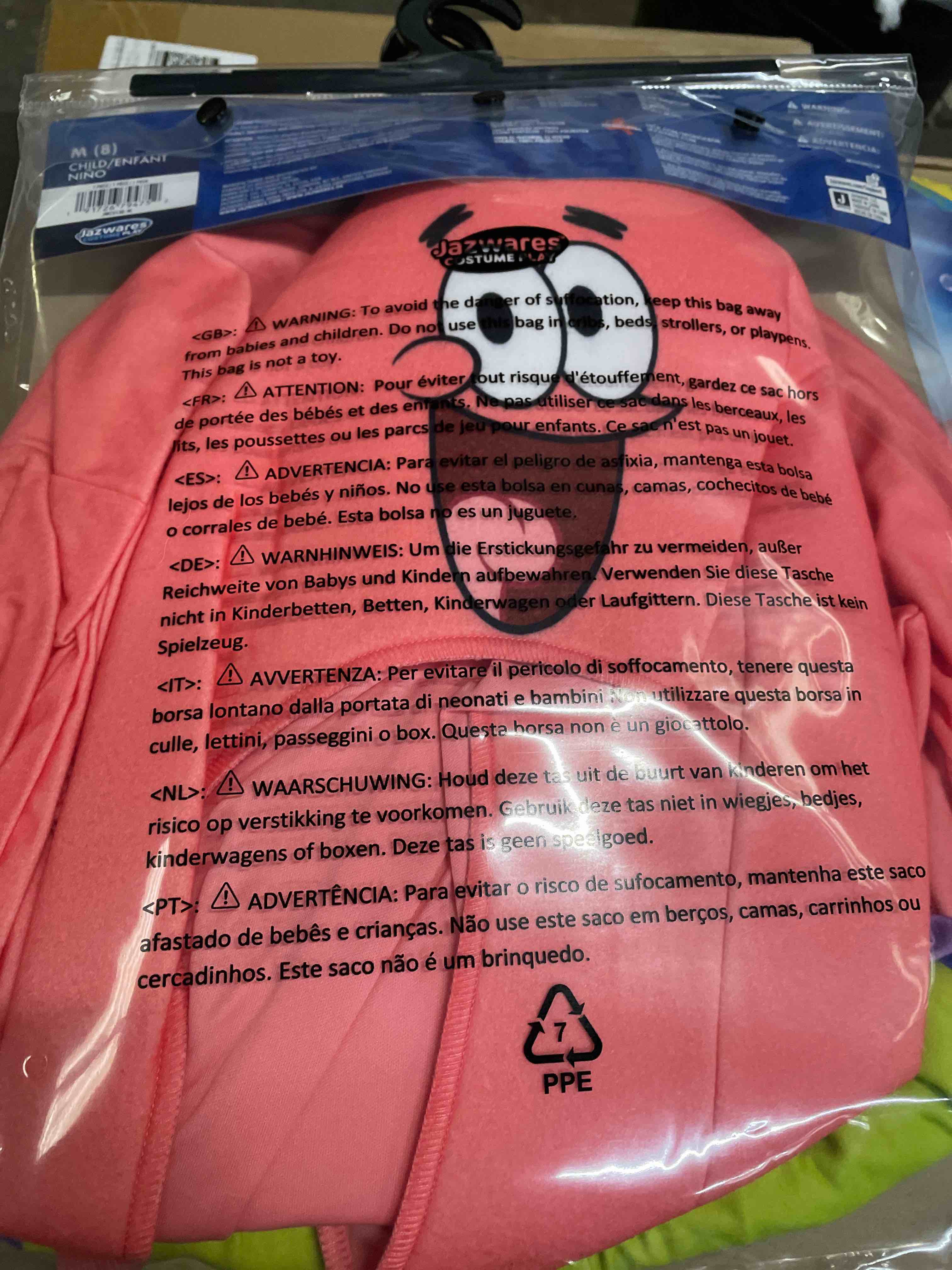 spongebob squarepants patrick official youth onesie halloween costume - premium quality onesie jumps
