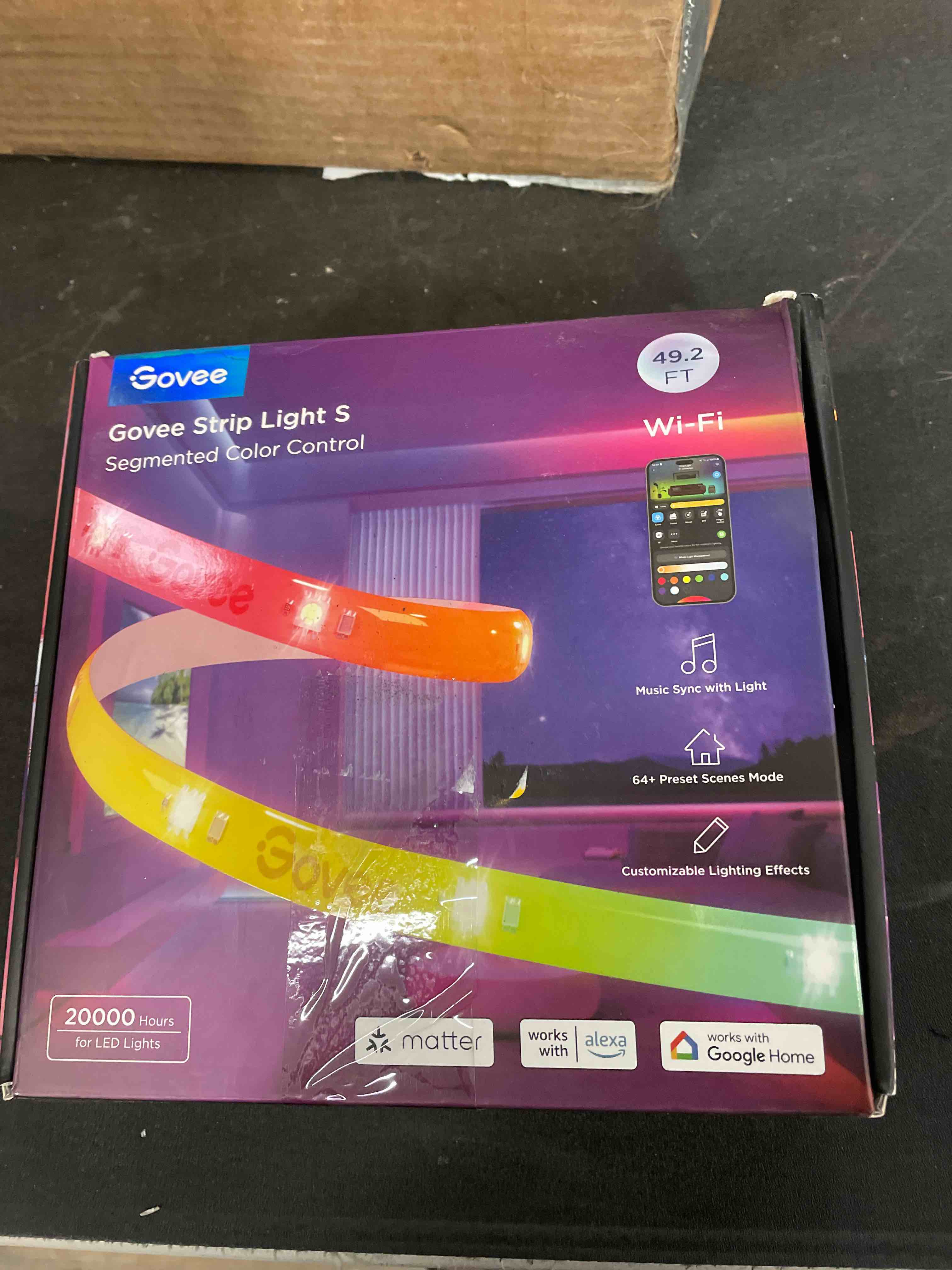 Condition photo showing Good Condition for govee - 49.2ft wi-fi rgbicw led strip light - multi