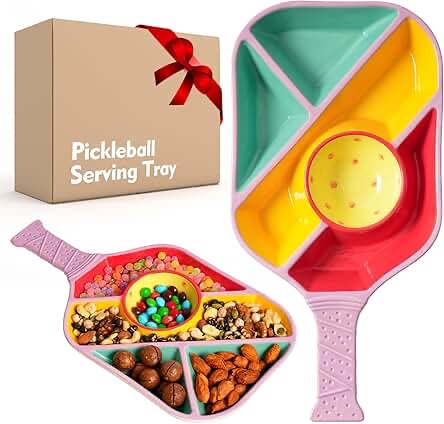 pickleball paddle serving tray 