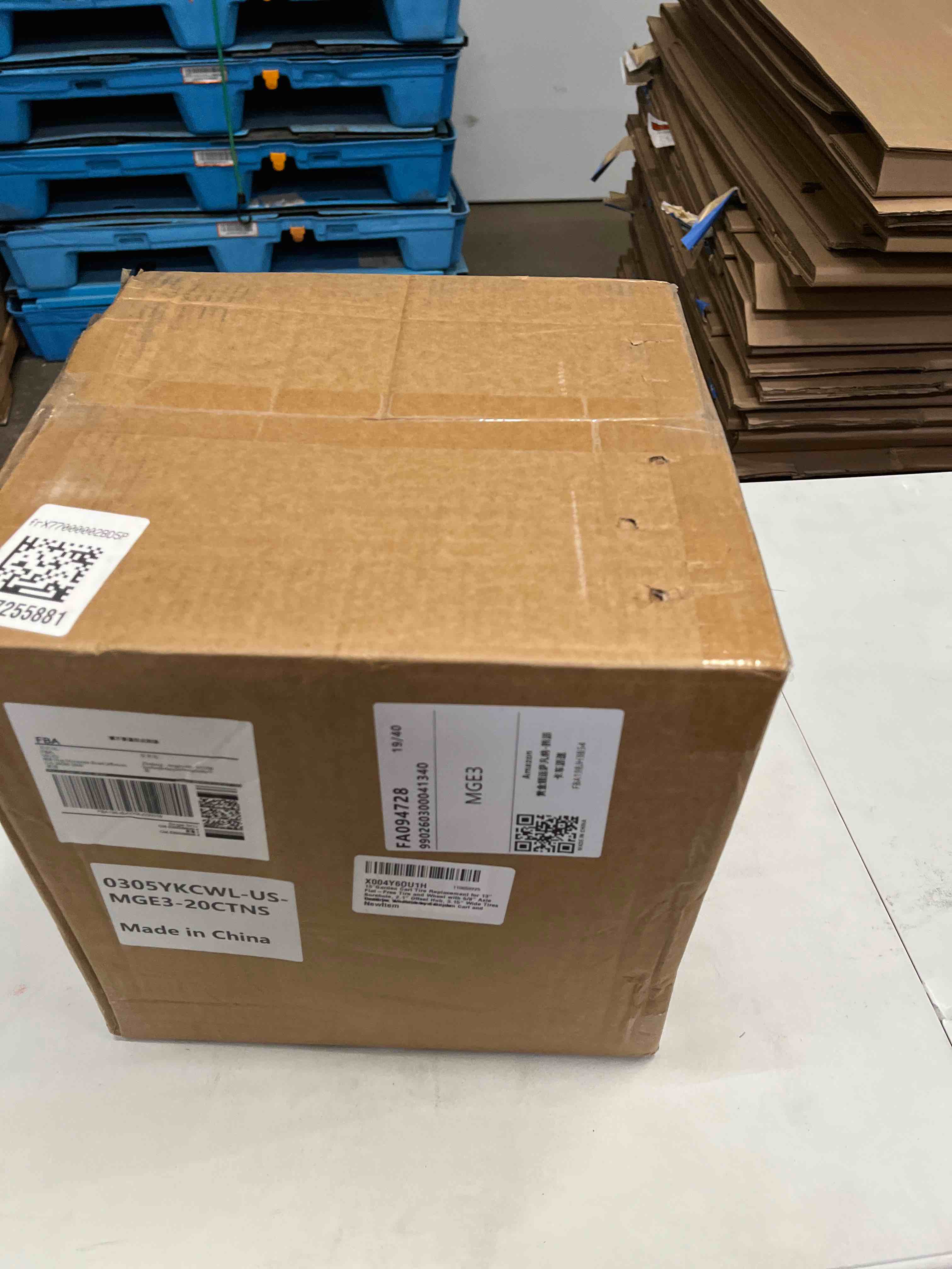 Condition photo showing Good Condition for 13"garden cart tire replacement for 13" flat-free tire and wheel with 5/8" axle borehole, 2.1" offse