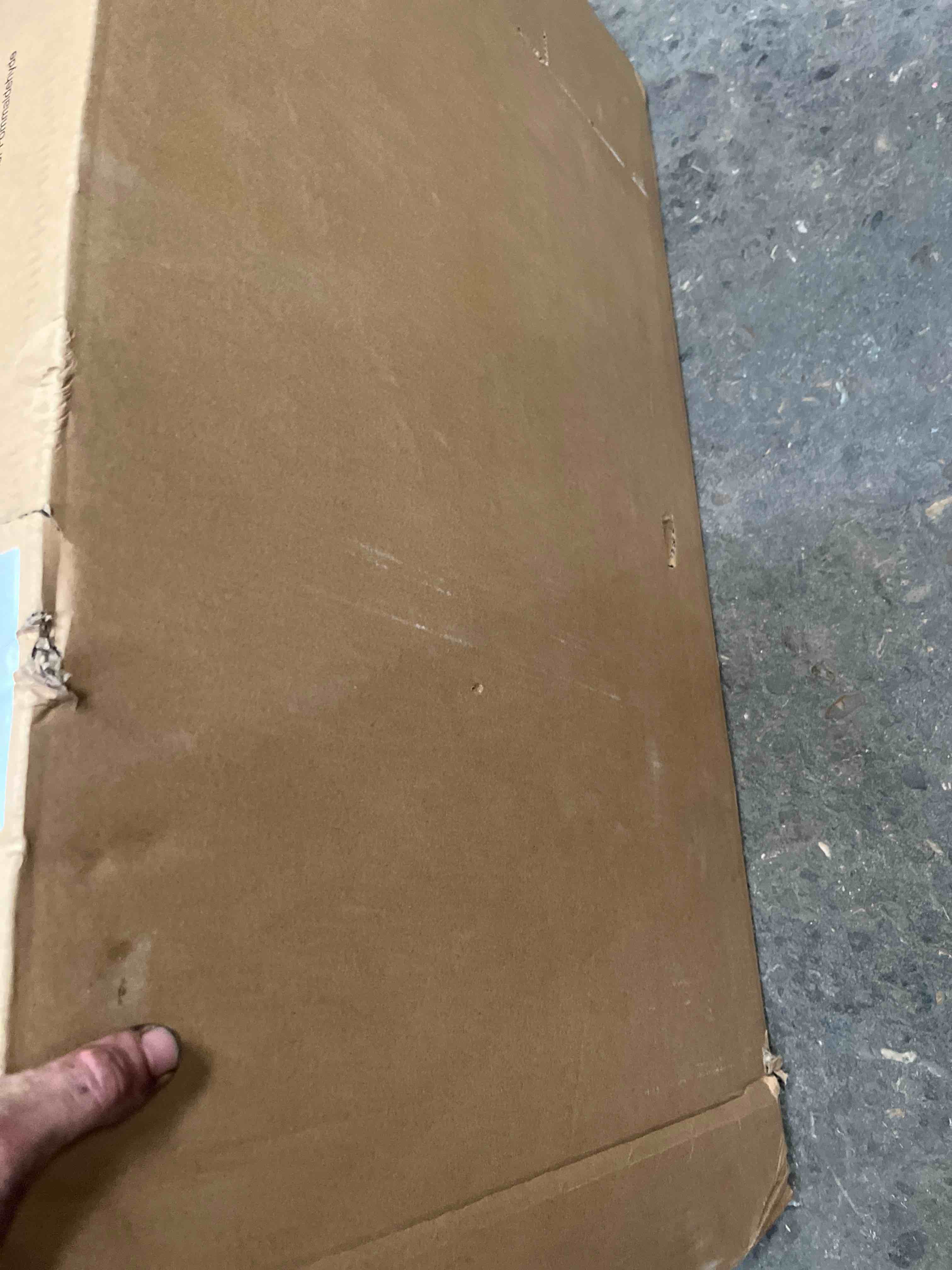 Condition photo showing Good Condition for zvyteay 13 gallons tilt out trash can cabinet, wooden trash cabinet with 2 drawers, free standing kichen waste bin recycling cabinet pet proof hidden trash cabinet for kitchen (brown)