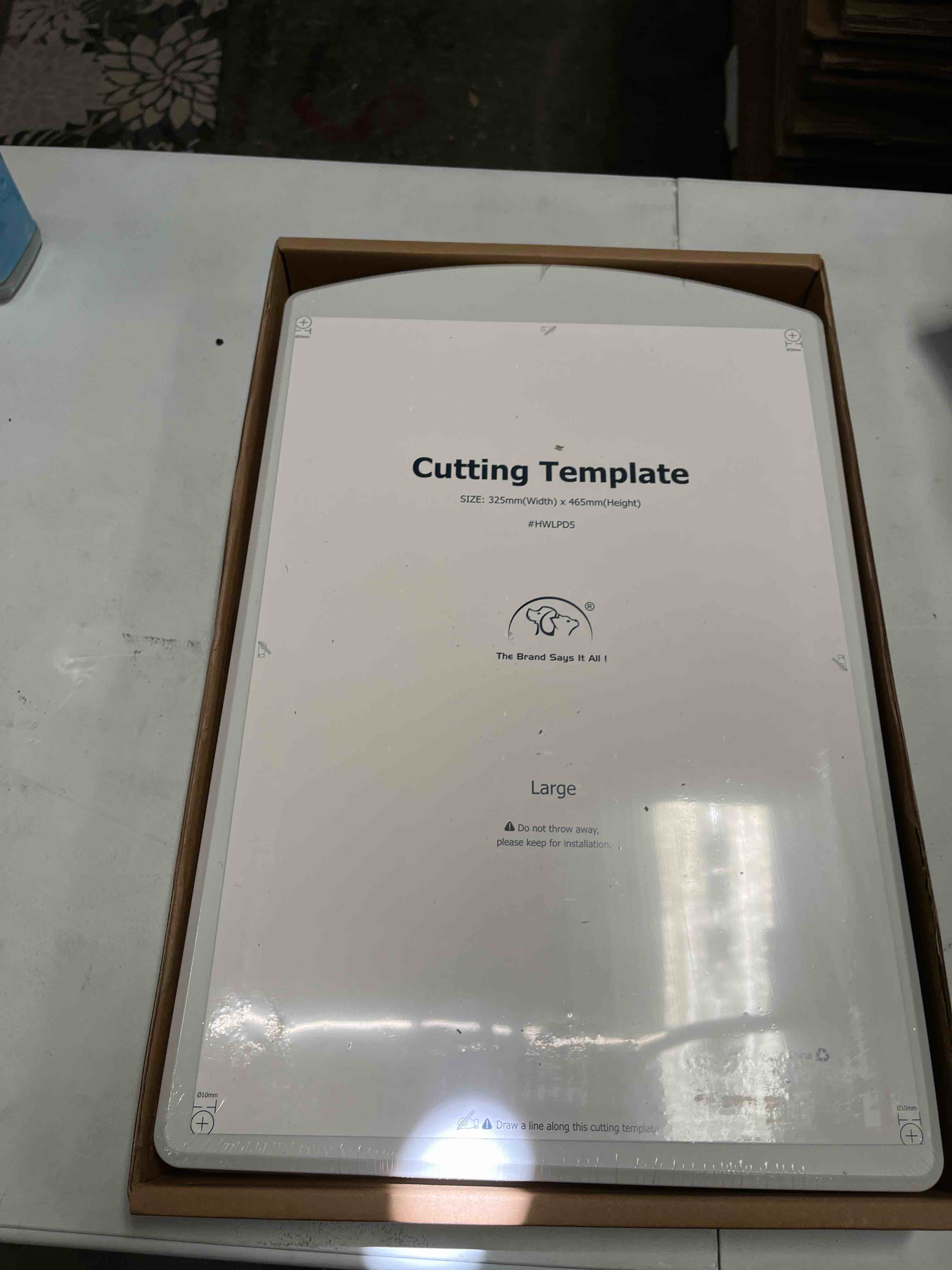 Condition photo showing Good Condition for the brand says it all! cutting template 325mmx465mm