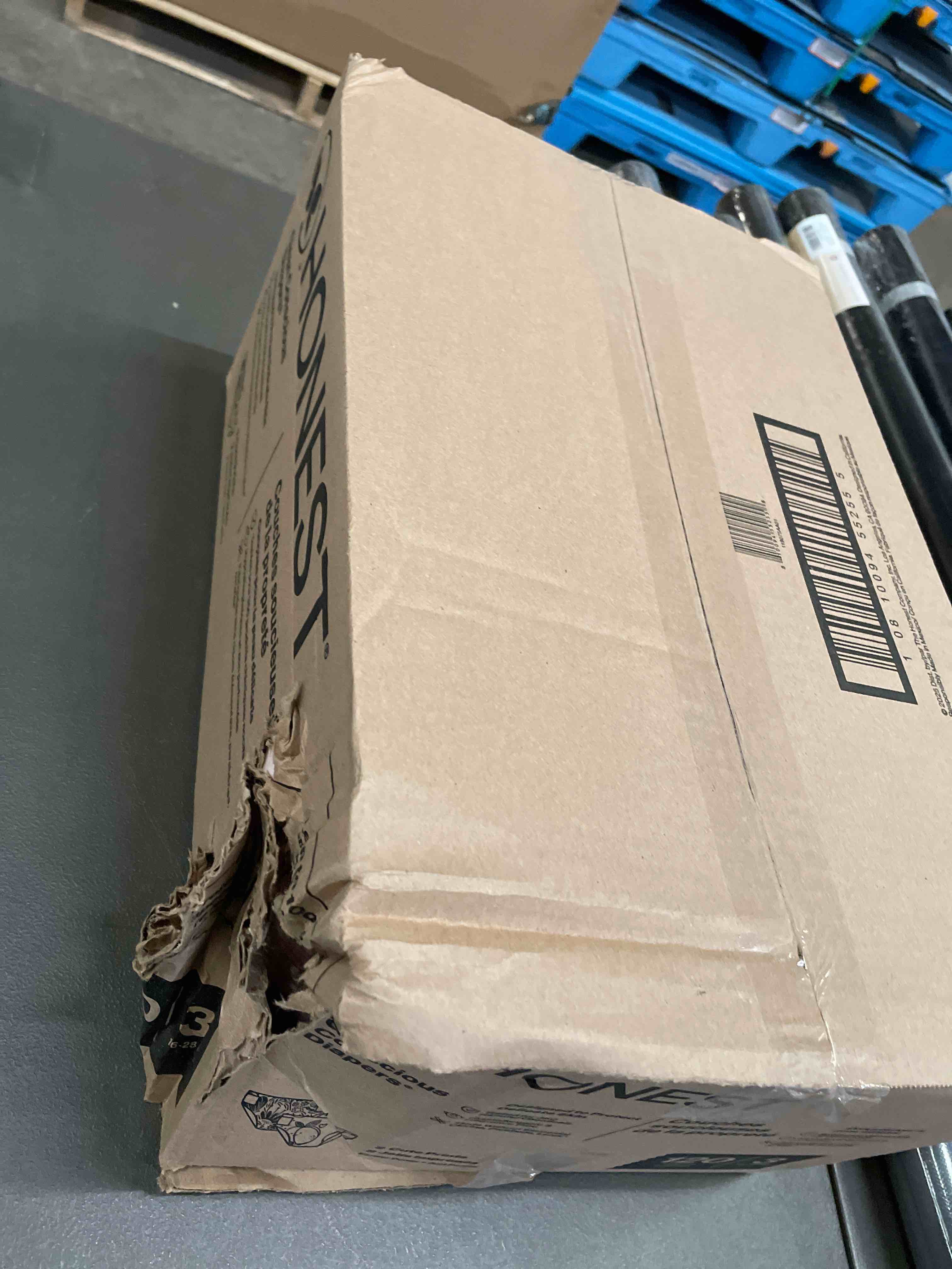 Condition photo showing Good Condition for the honest company comfort dry disposable daytime diapers, hypoallergenic, fragrance-free, sensitive skin, just peachy + flower power, super club box size 3 (16–28 lbs), 120 count size 3 (120 count) just peachy + flower power