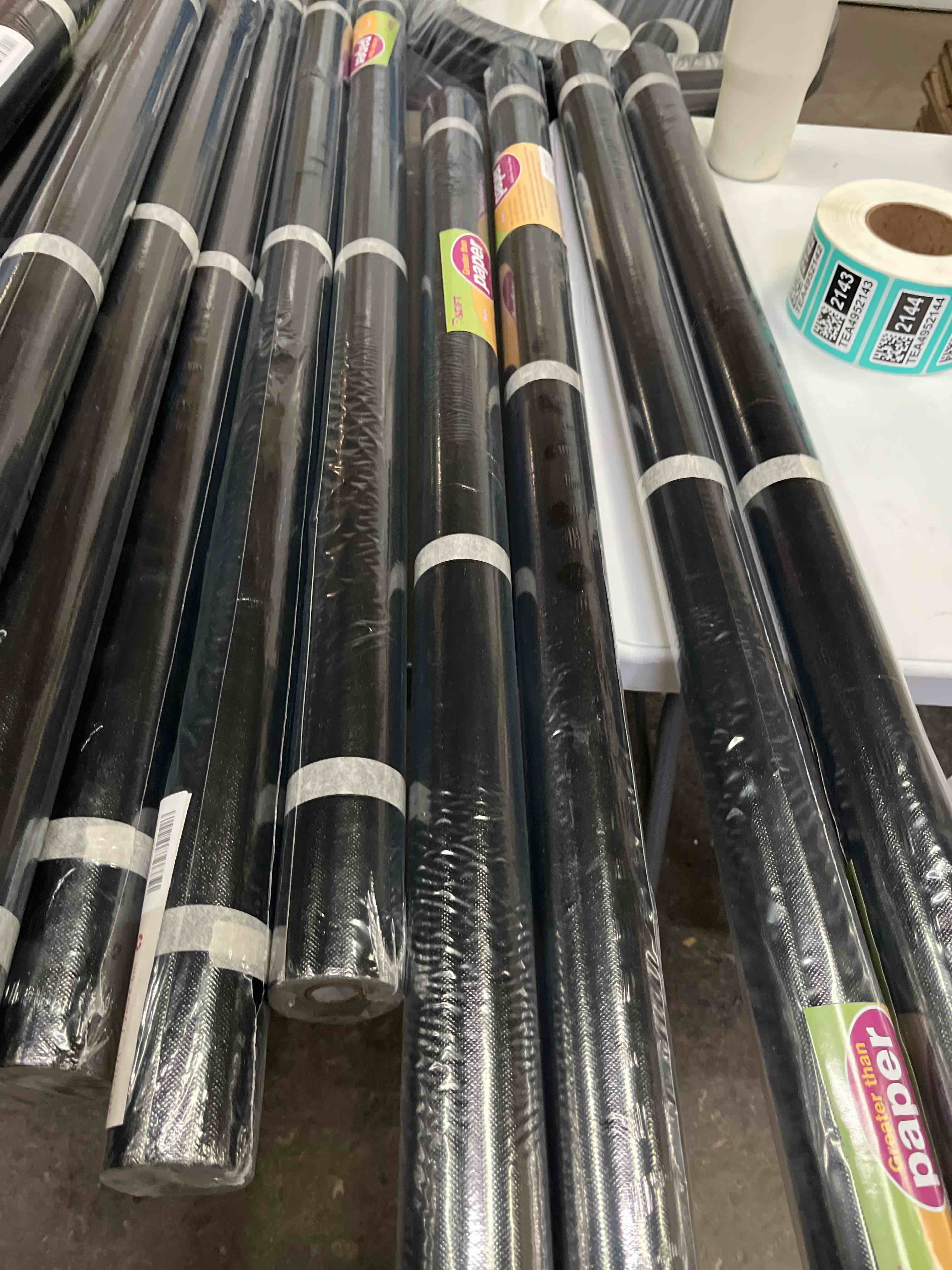 Condition photo showing Good Condition for rsgift black bulletin board paper roll 4ft x 15ft, waterproof bulletin board fabric for walls,reusable bulletin boards background decorations for classroom,offices,crafts