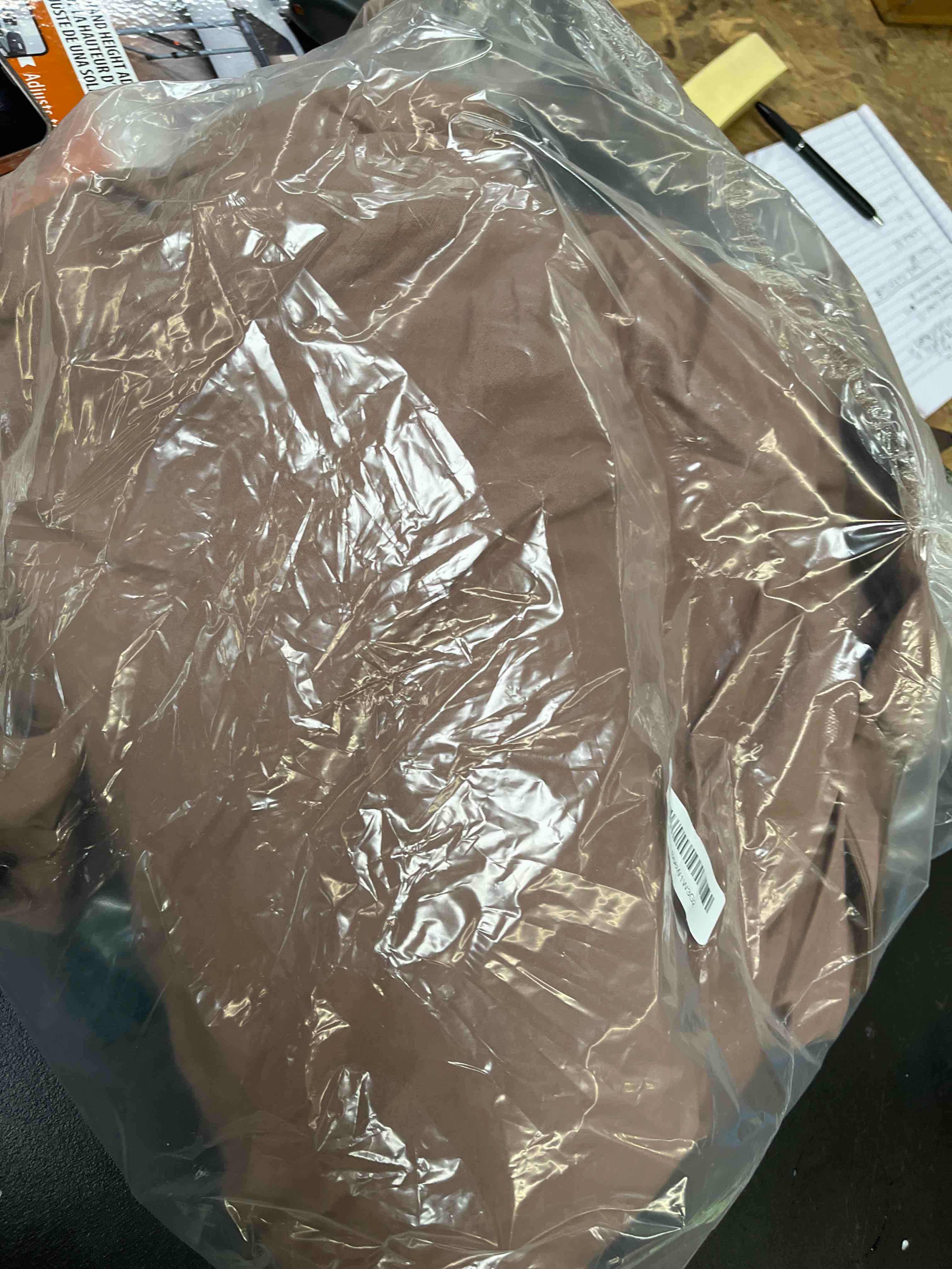 Condition photo showing Good Condition for bdear 3 pieces light chocolate brown duvet cover set king size 104'' w x 90'' l, 100% washed cotton duvet cover with zipper closure plus 2 pillowcases, oeko tex standard certificated light chocolate brown(no comforter) king (104" x 90")