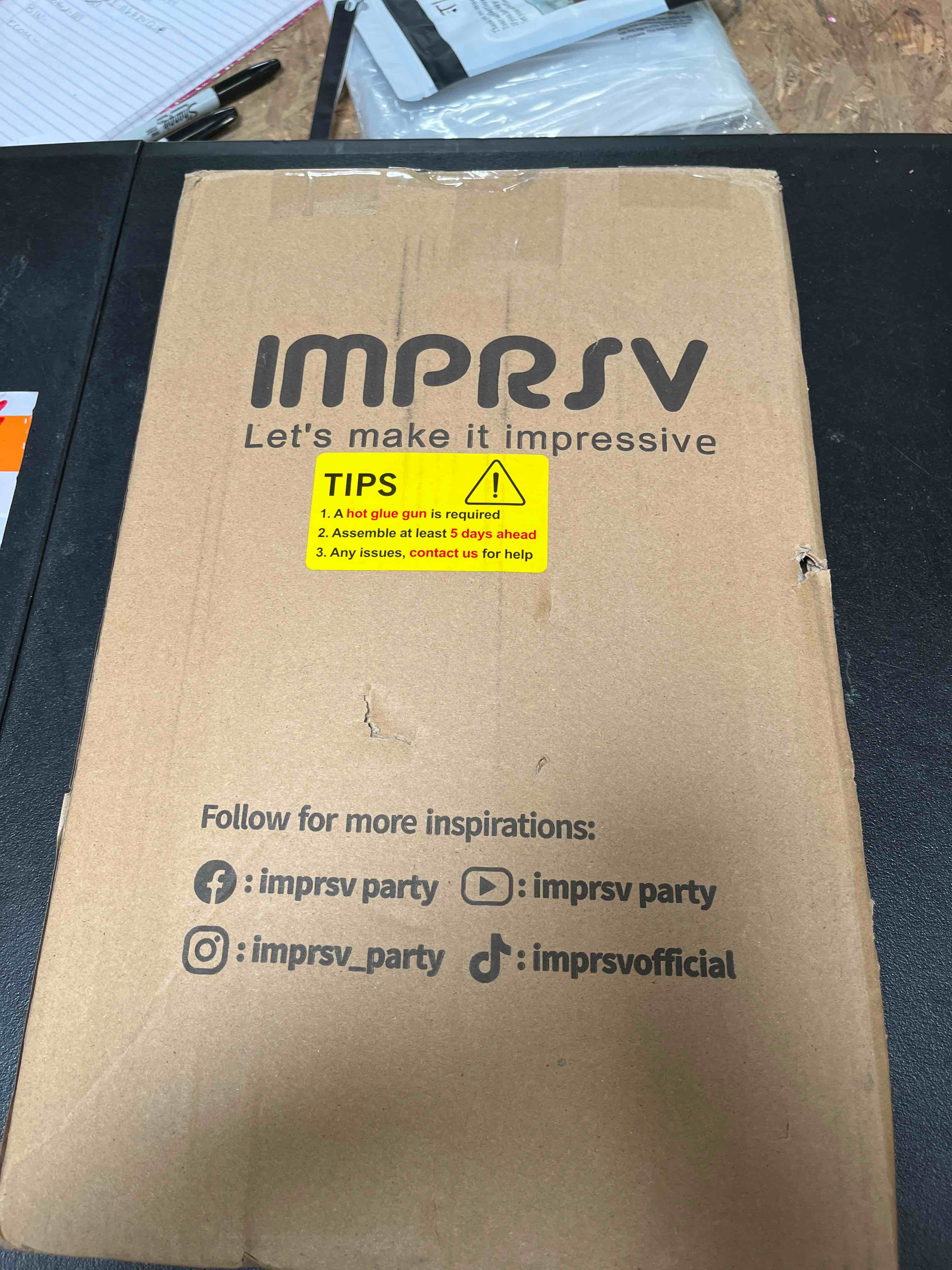 Condition photo showing Good Condition for imprsv 3ft marquee light up numbers for 1st 21st birthday decorations anniversary party decor, mosaic numbers for balloons number 1, marquee letters, pre-cut foam board kit number 1 3ft