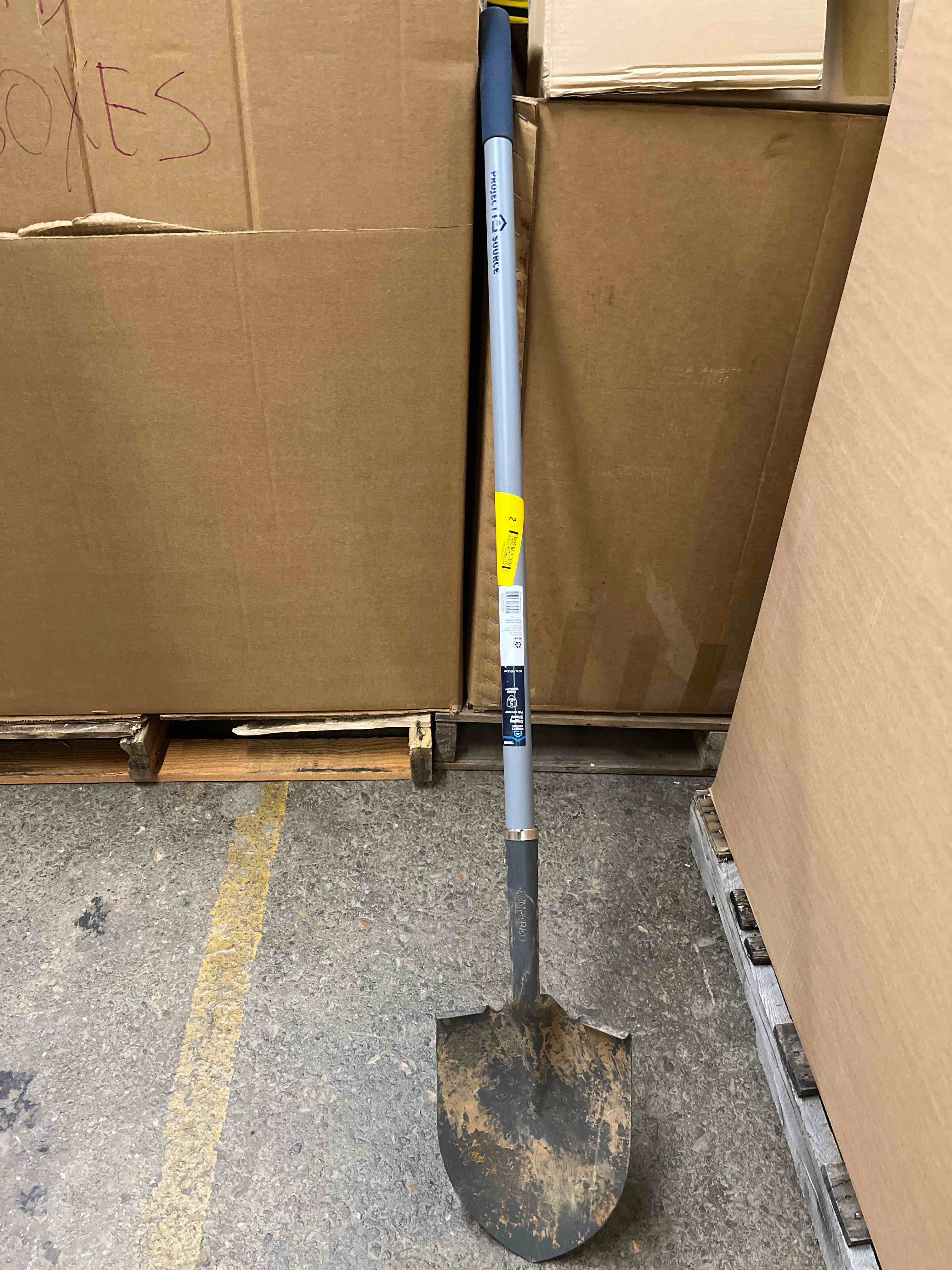 project source 40-in fiberglass handle digging shovel