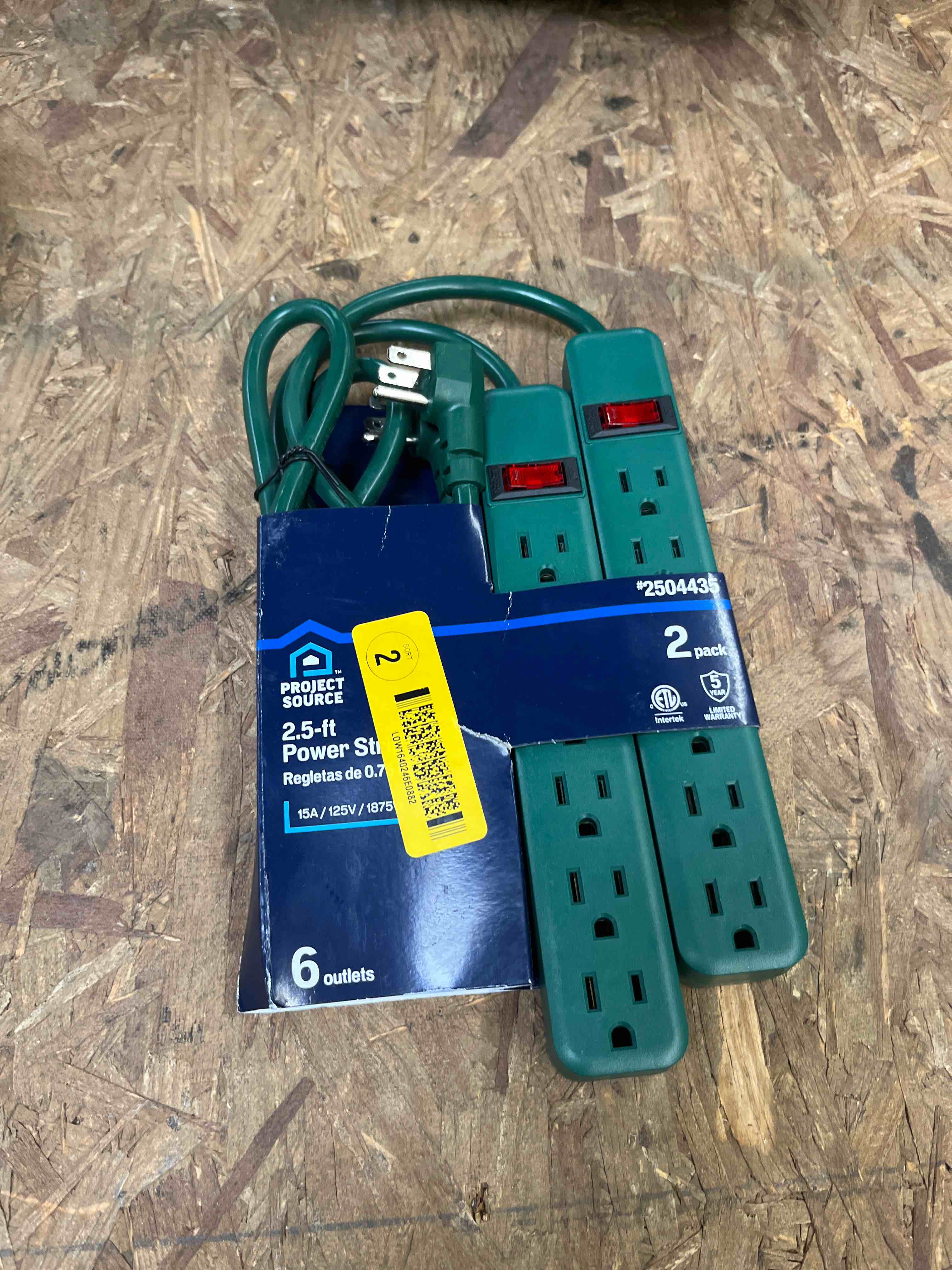 project source 2.5 ft power strip