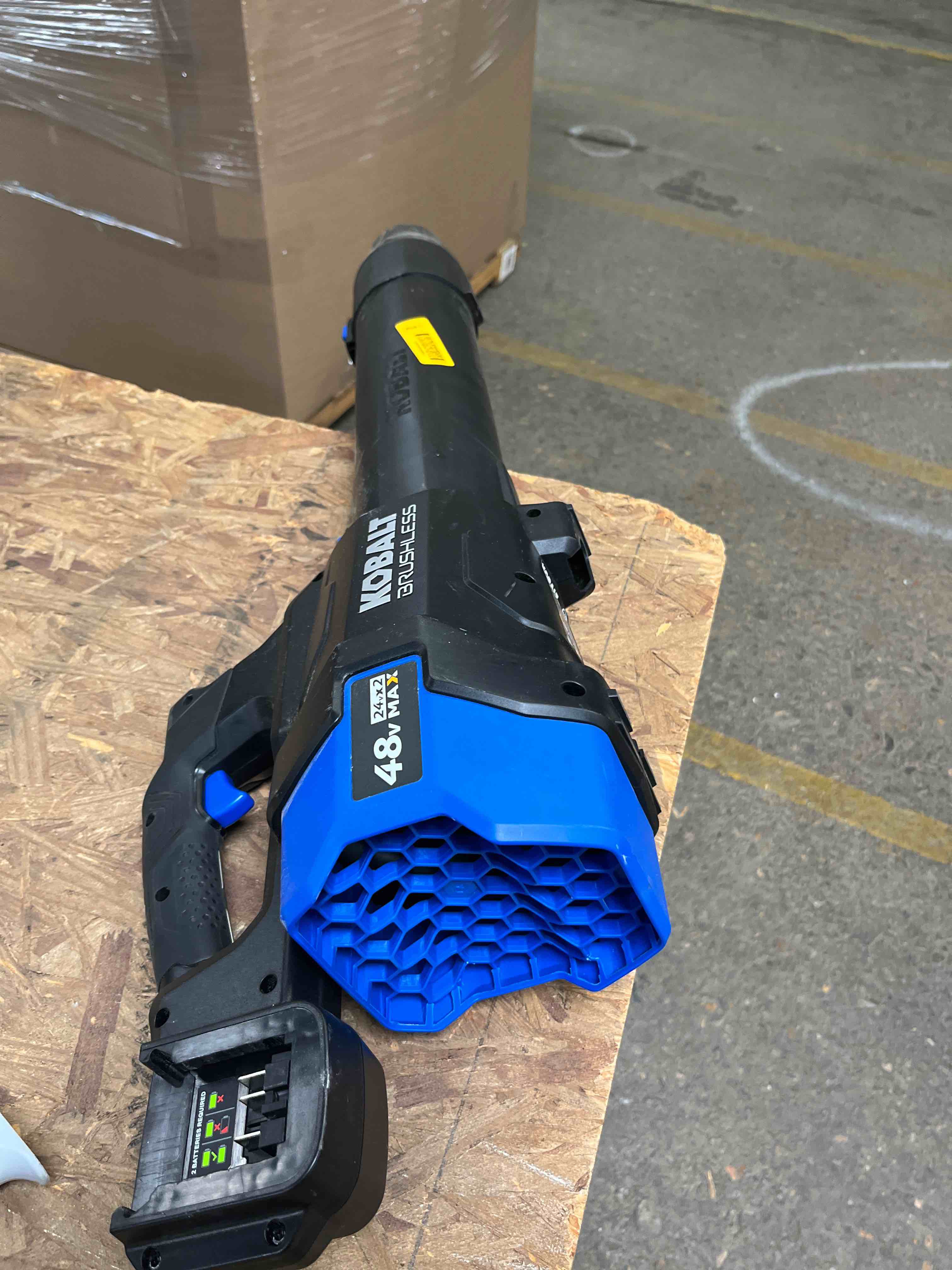 kobalt leaf blower 600 cfm 150 mph no battery tool only