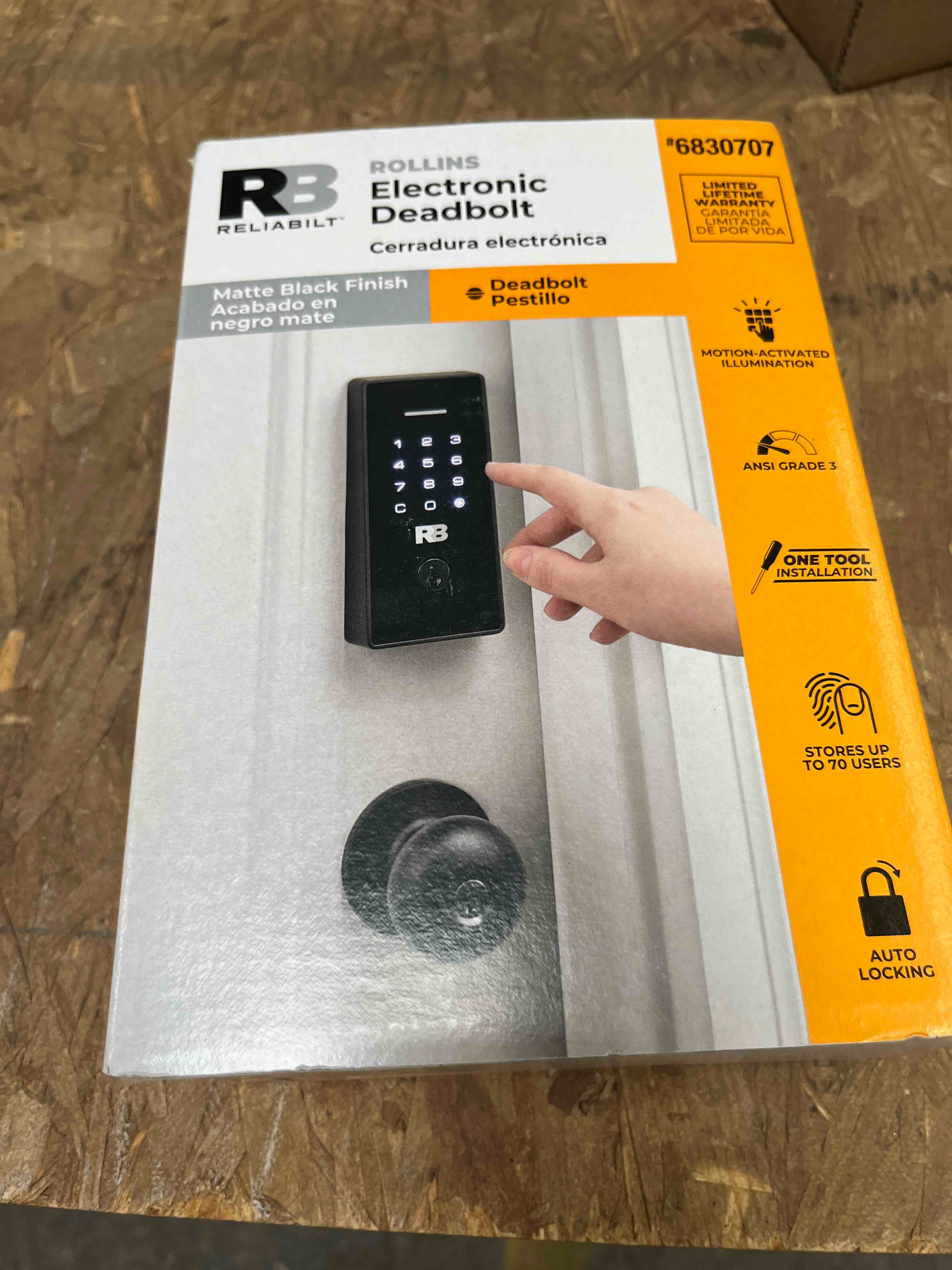 reliabilt electronic deadbolt