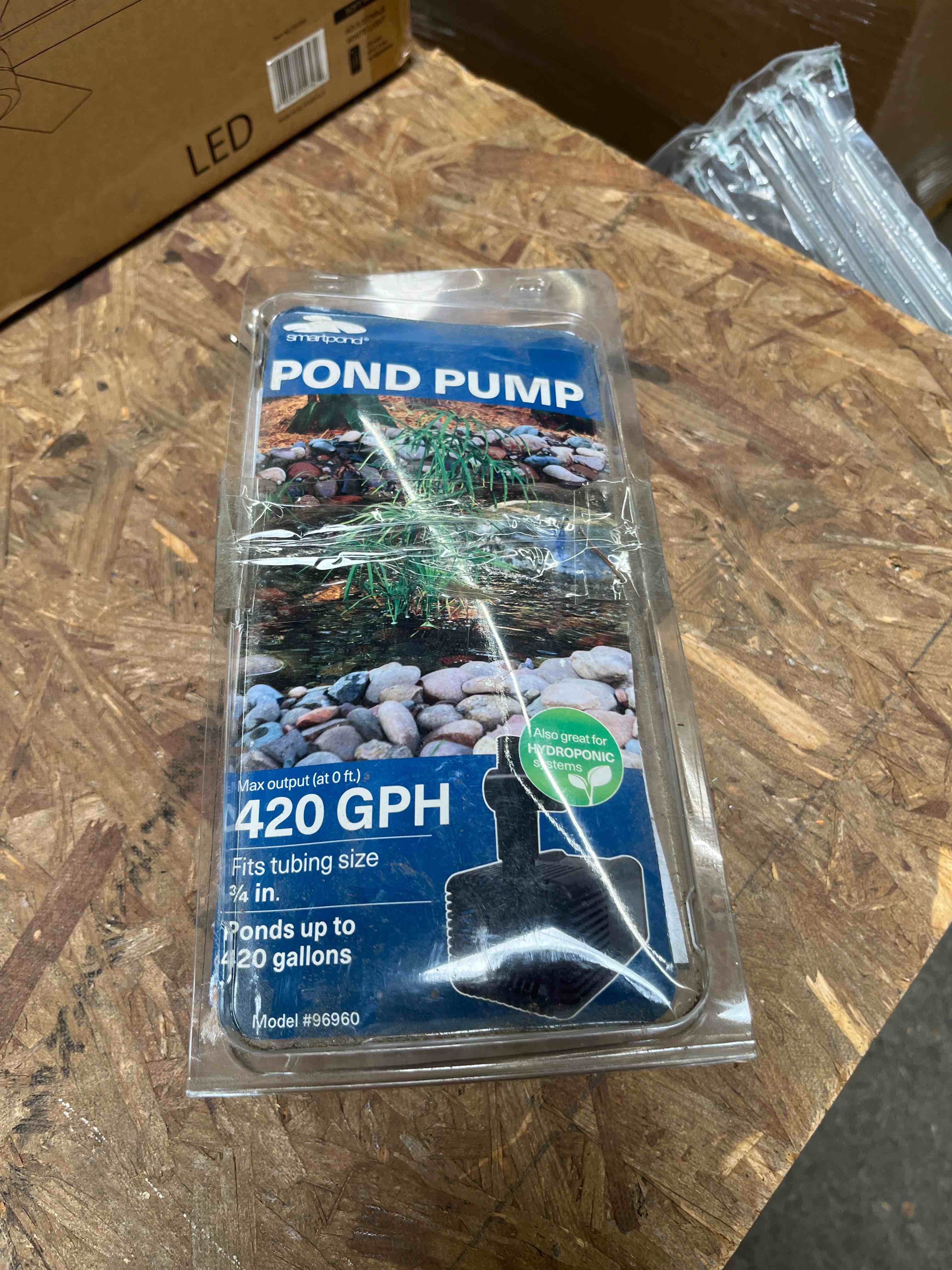 pond pump 420 gph