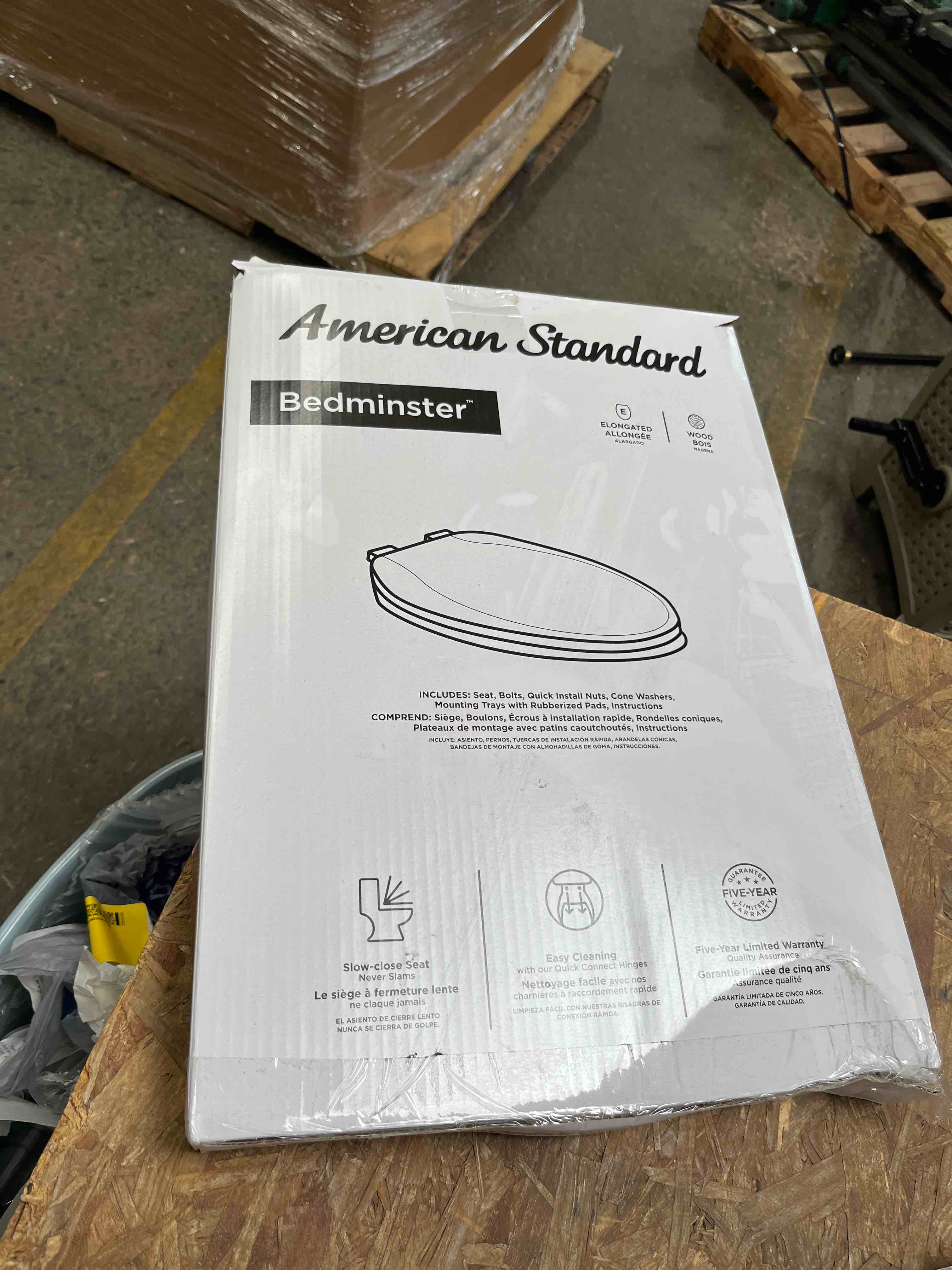 american standard 5311012.020 laurel toilet seat, white