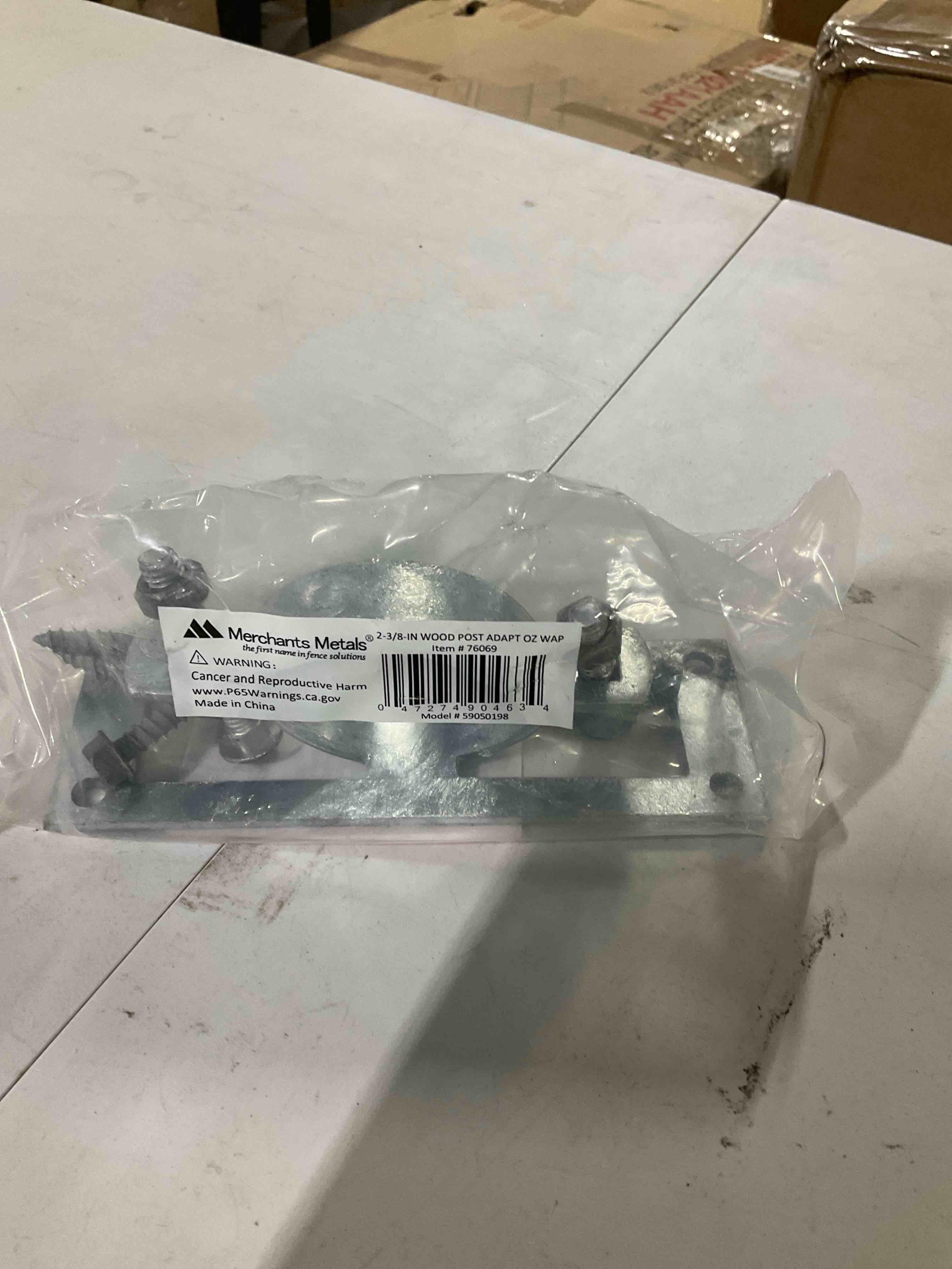 Condition photo showing Good Condition for Galvanized Wood Fence Adaptor