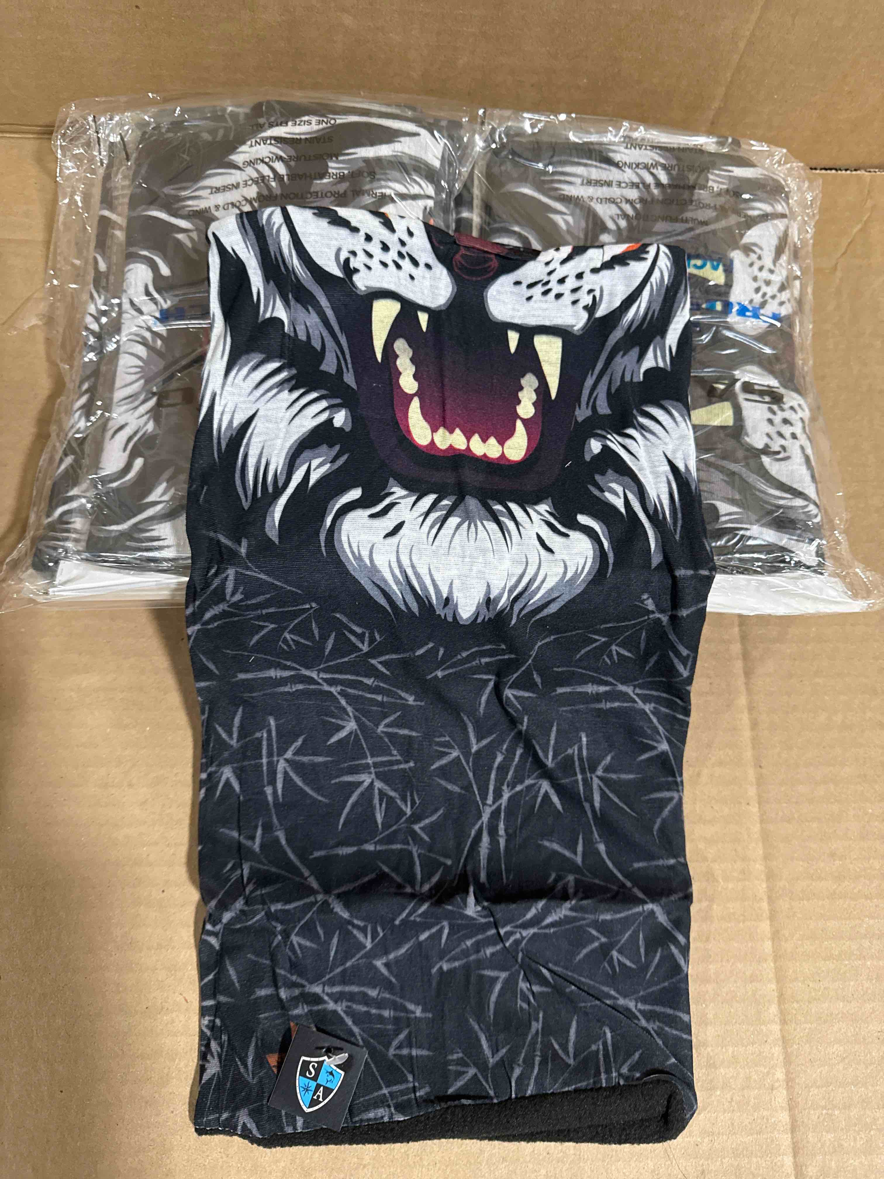 Case of 10 SA Company Kids Fleeced Frost Tech Neck Gator 