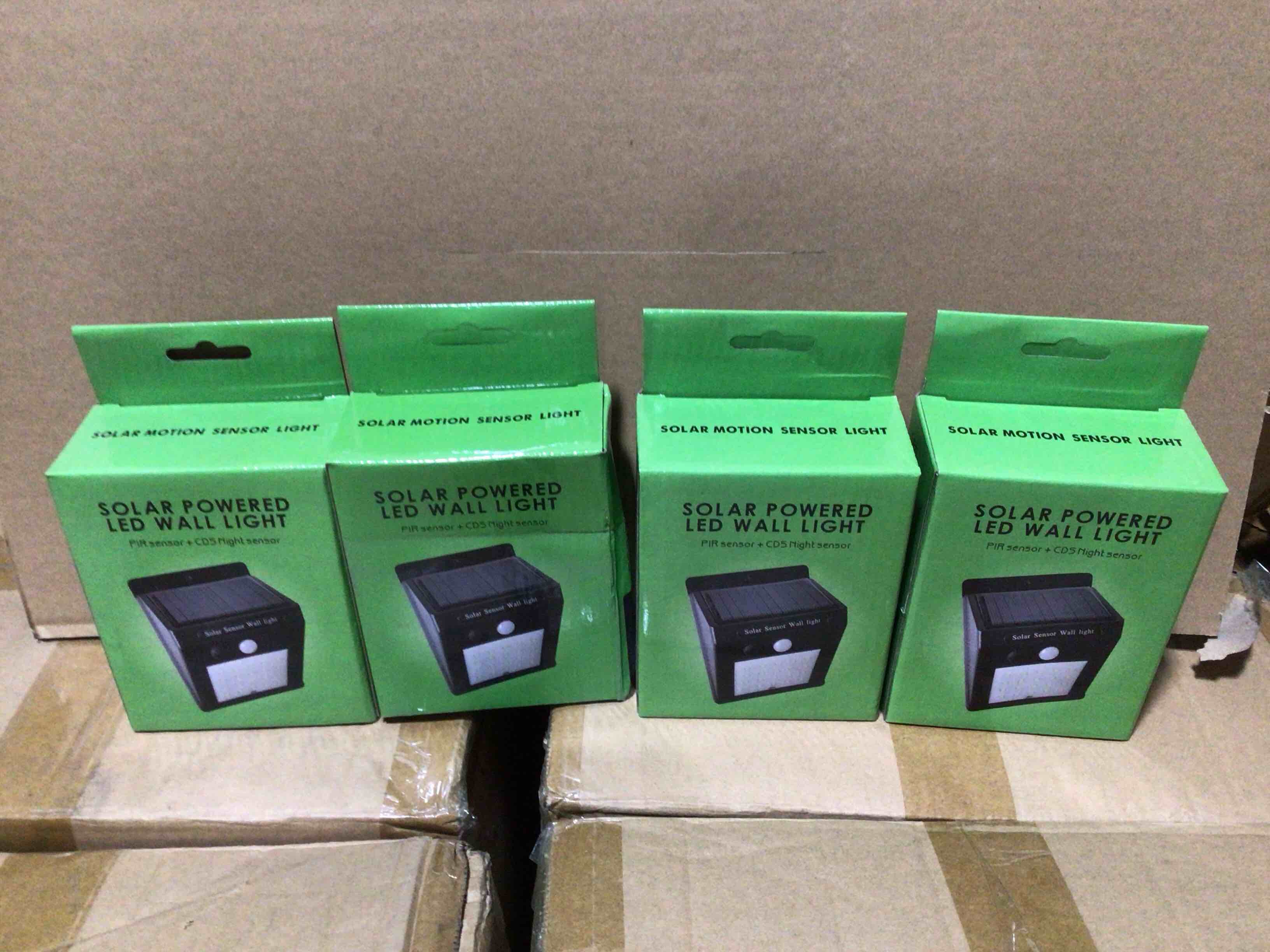 Set of 4 Solar Powered LED Wall Light 30 LED Motion Sensor led solar lights outdoor super bright house Outdoor Wall Light