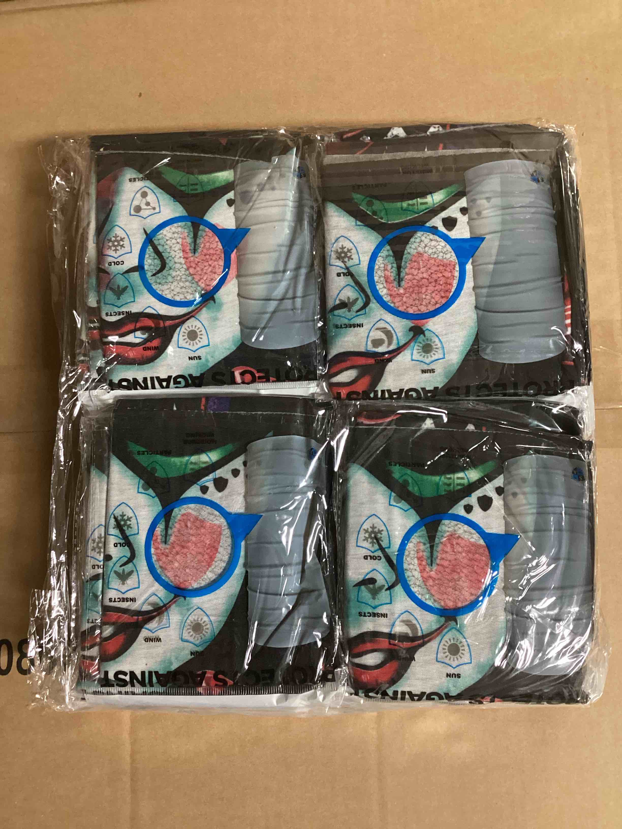 Pack of 50 SA Company Multipurpose Gaiter Face Shield (Temptress)