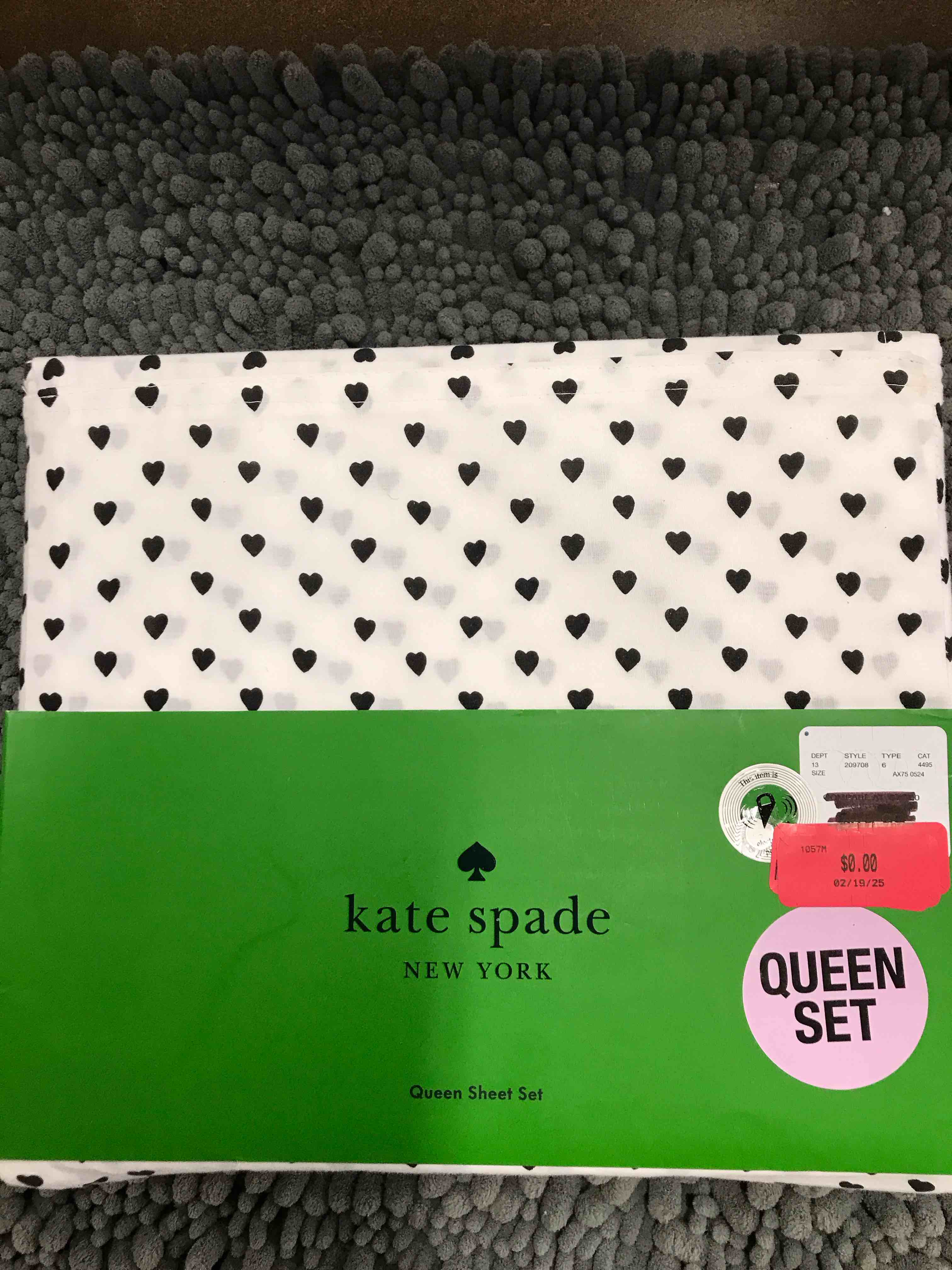 kate spade queen sheet set
