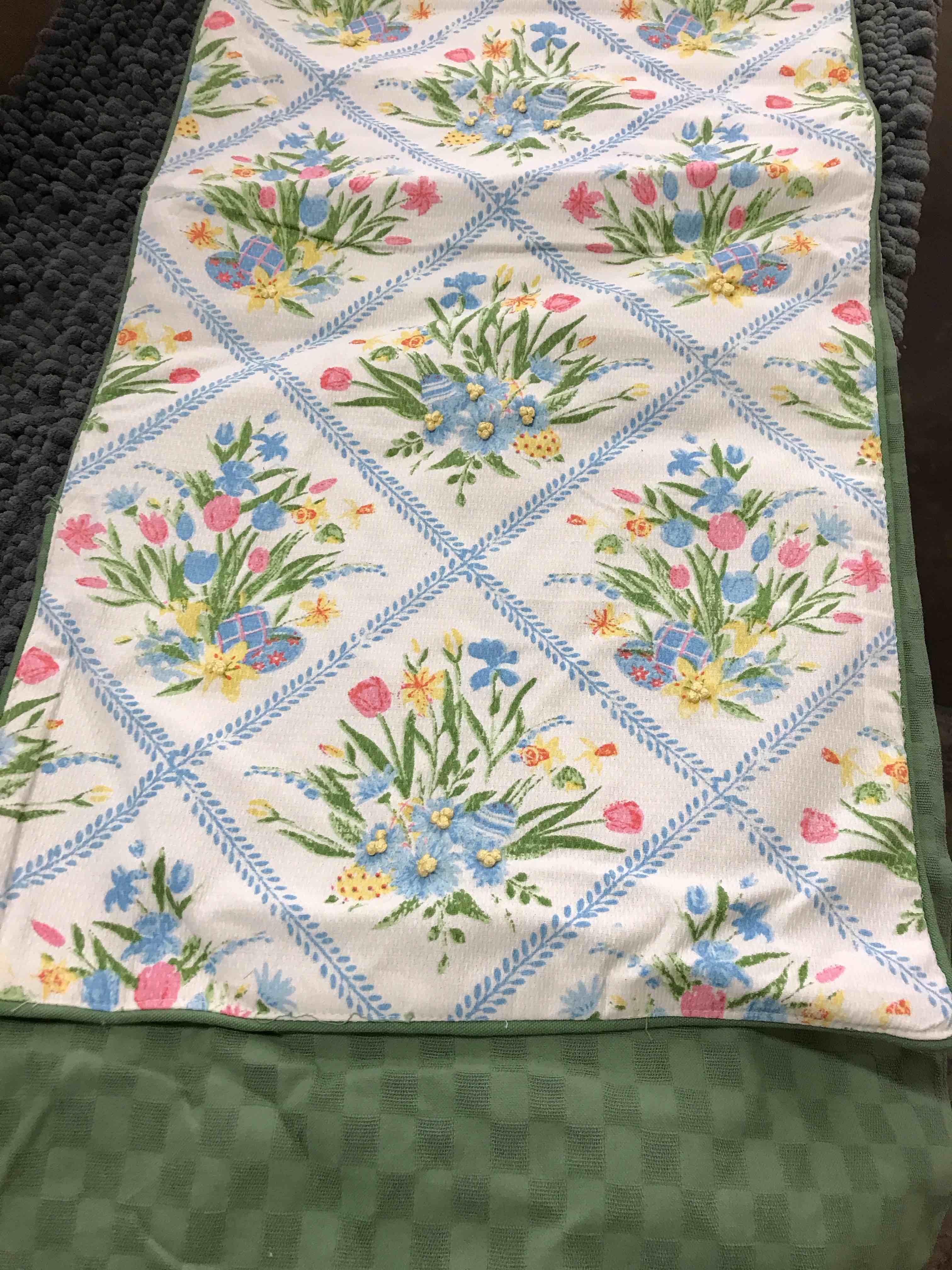 shabby chic set of 2 table runners 