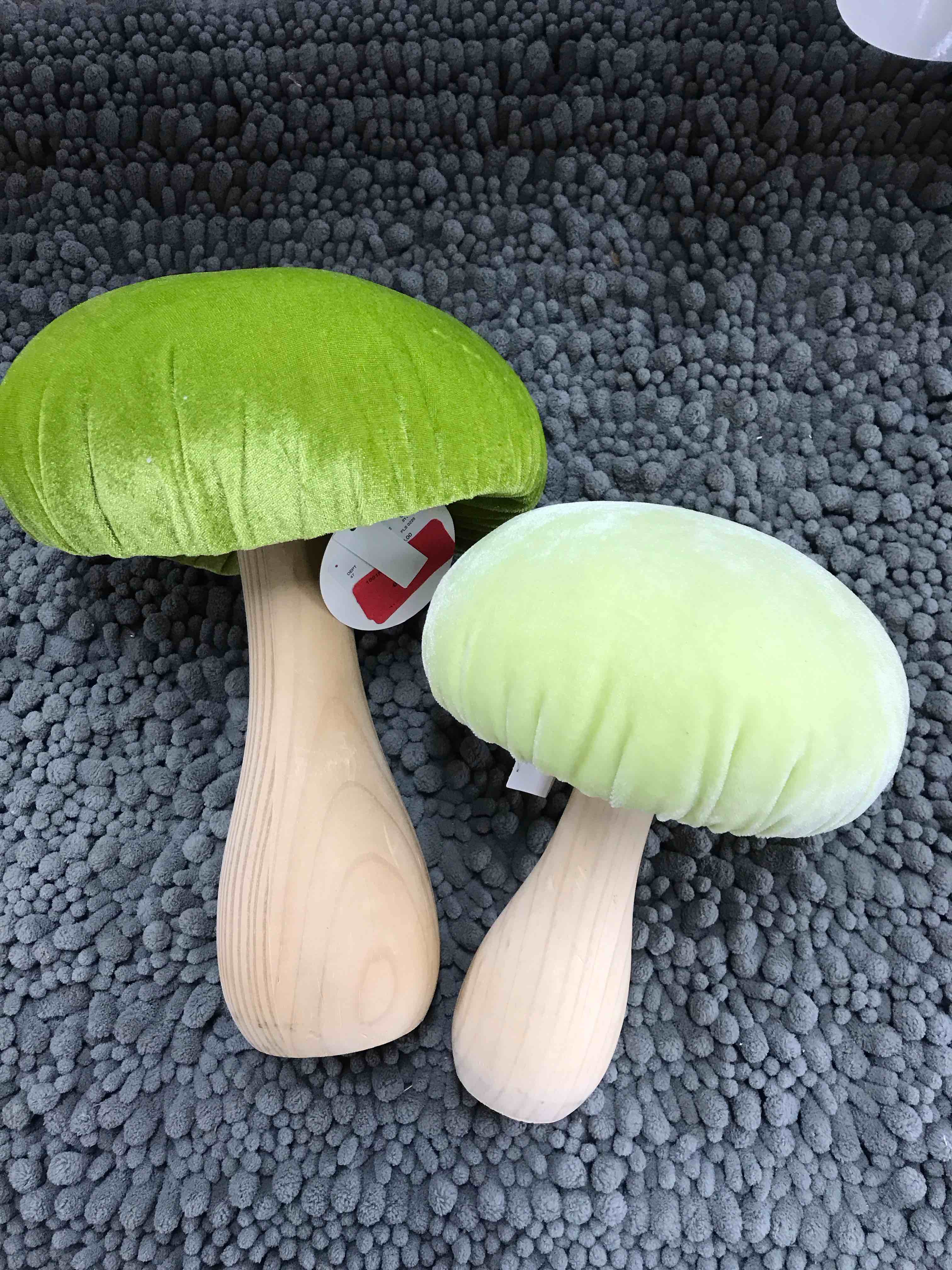 mushroom decor set of 2