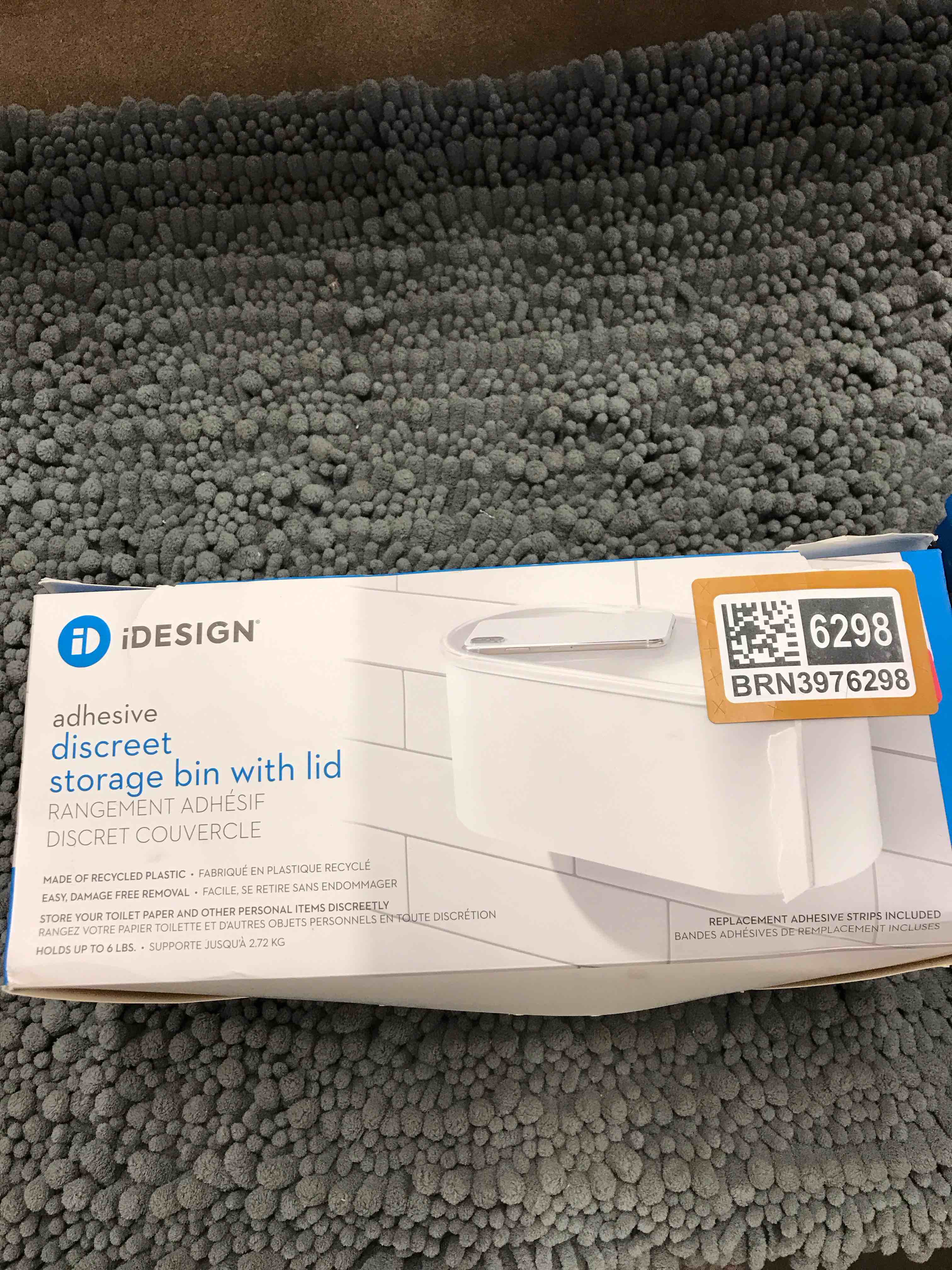 discreet storage bin 