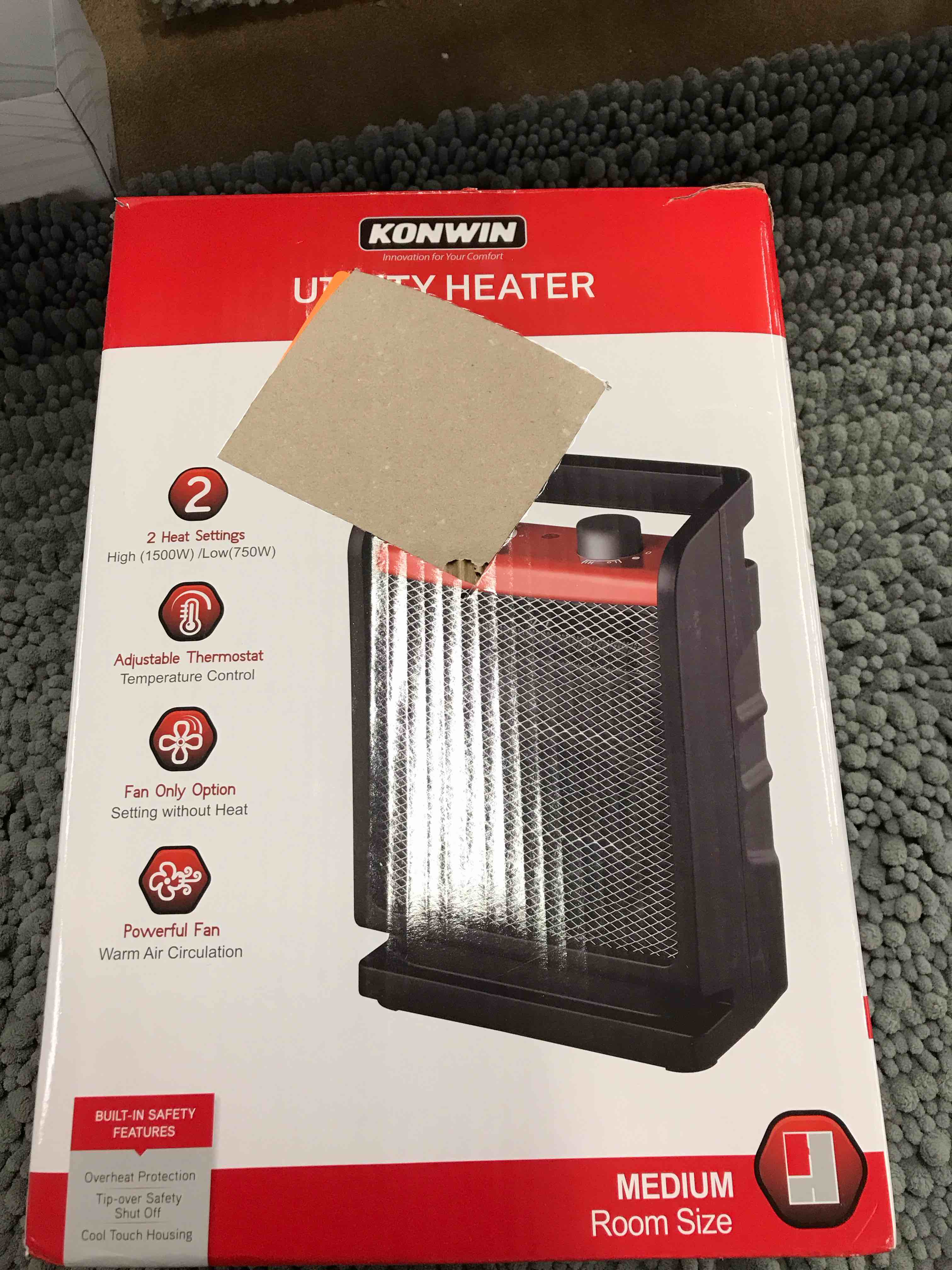 konwin utility heater