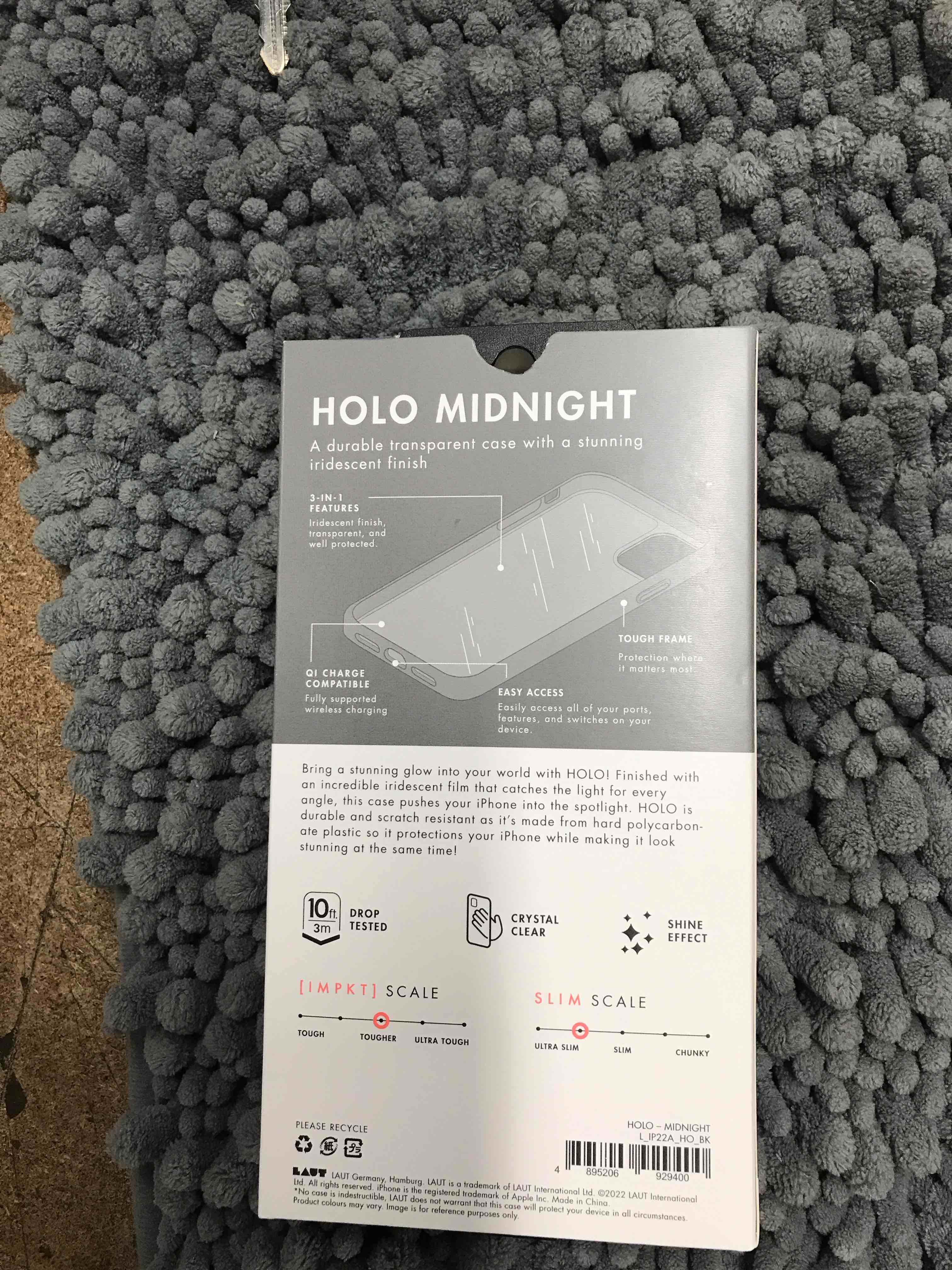 Condition photo showing New/Like New for LAUT Apple iPhone 14 Holo Case - Midnight