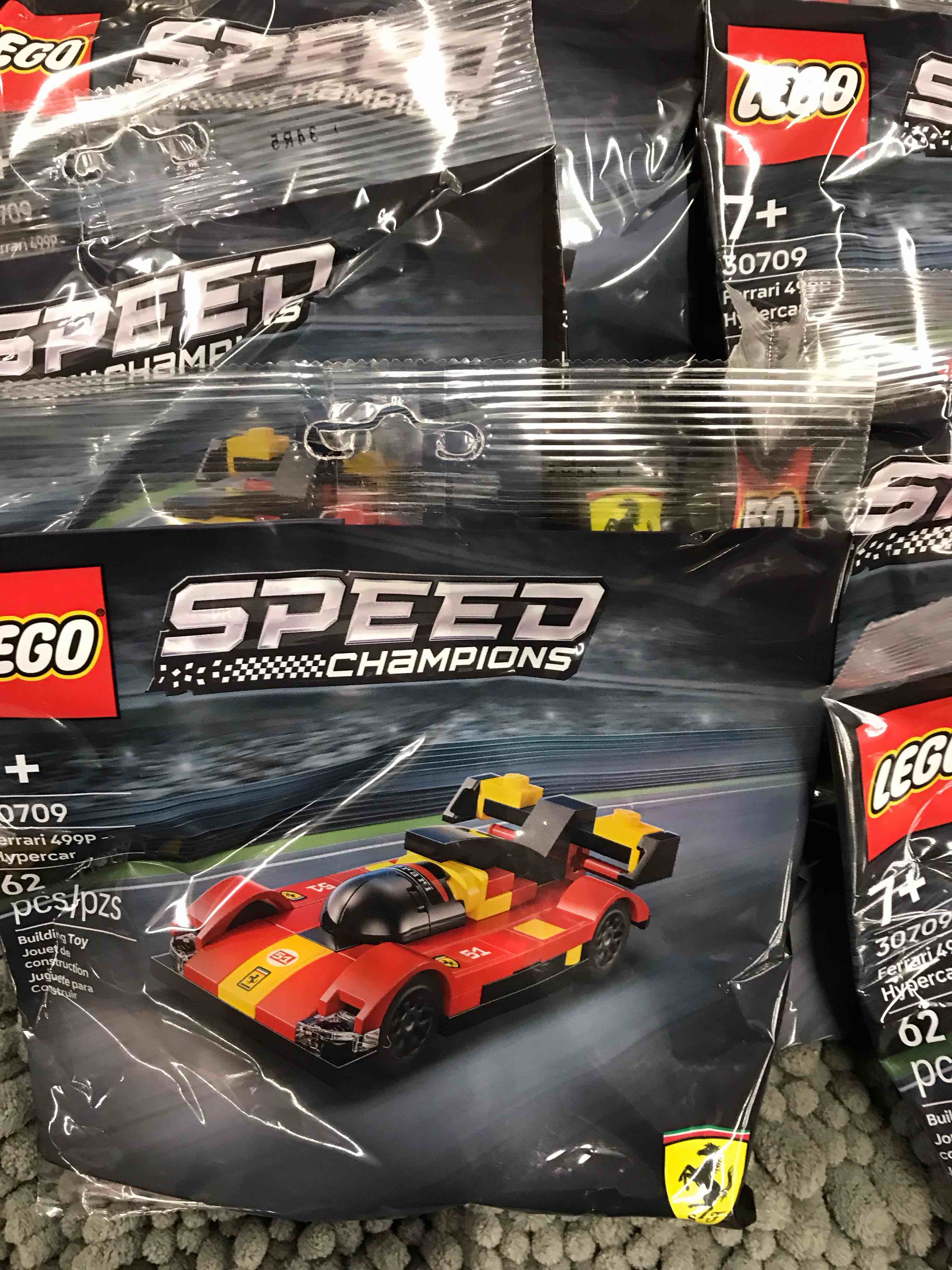 Condition photo showing New/Like New for LEGO Speed Champions Ferrari 499P - Hypercar Building Toy 30709 13 Sets Perfect for Birthday Party