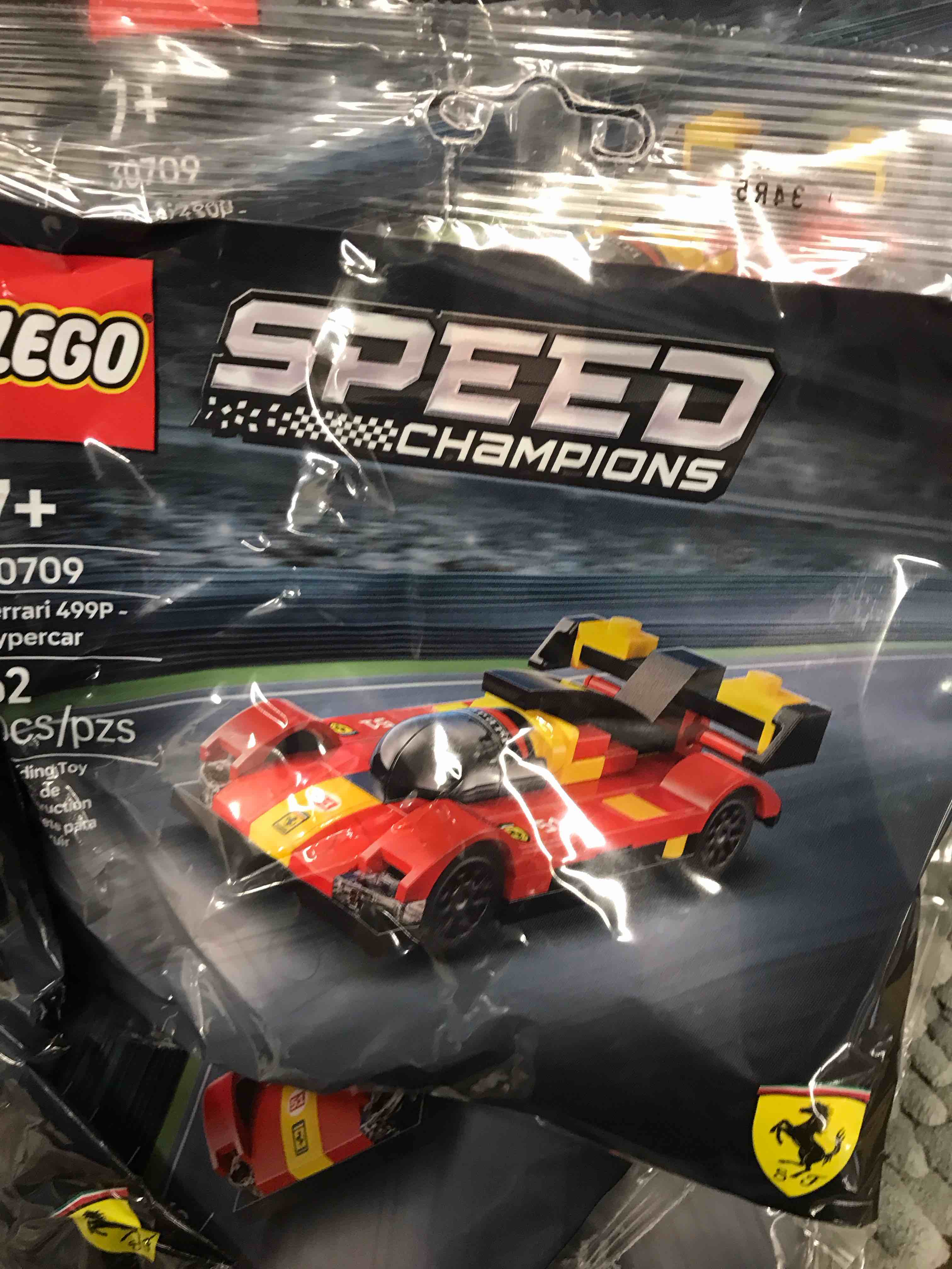 Condition photo showing New/Like New for LEGO Speed Champions Ferrari 499P - Hypercar Building Toy 30709 Set of 14