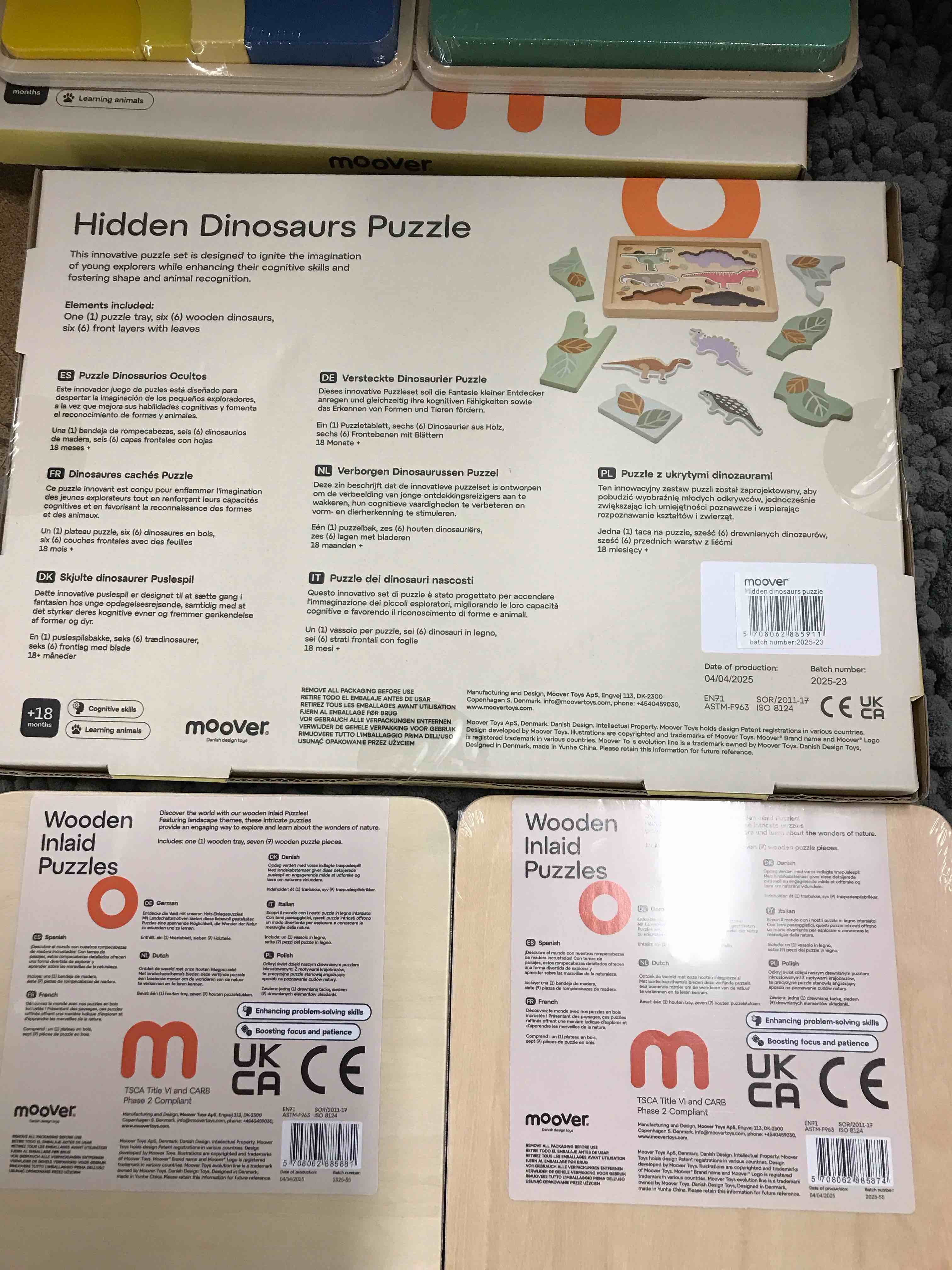 Condition photo showing New/Like New for moover Set of 3 Puzzles