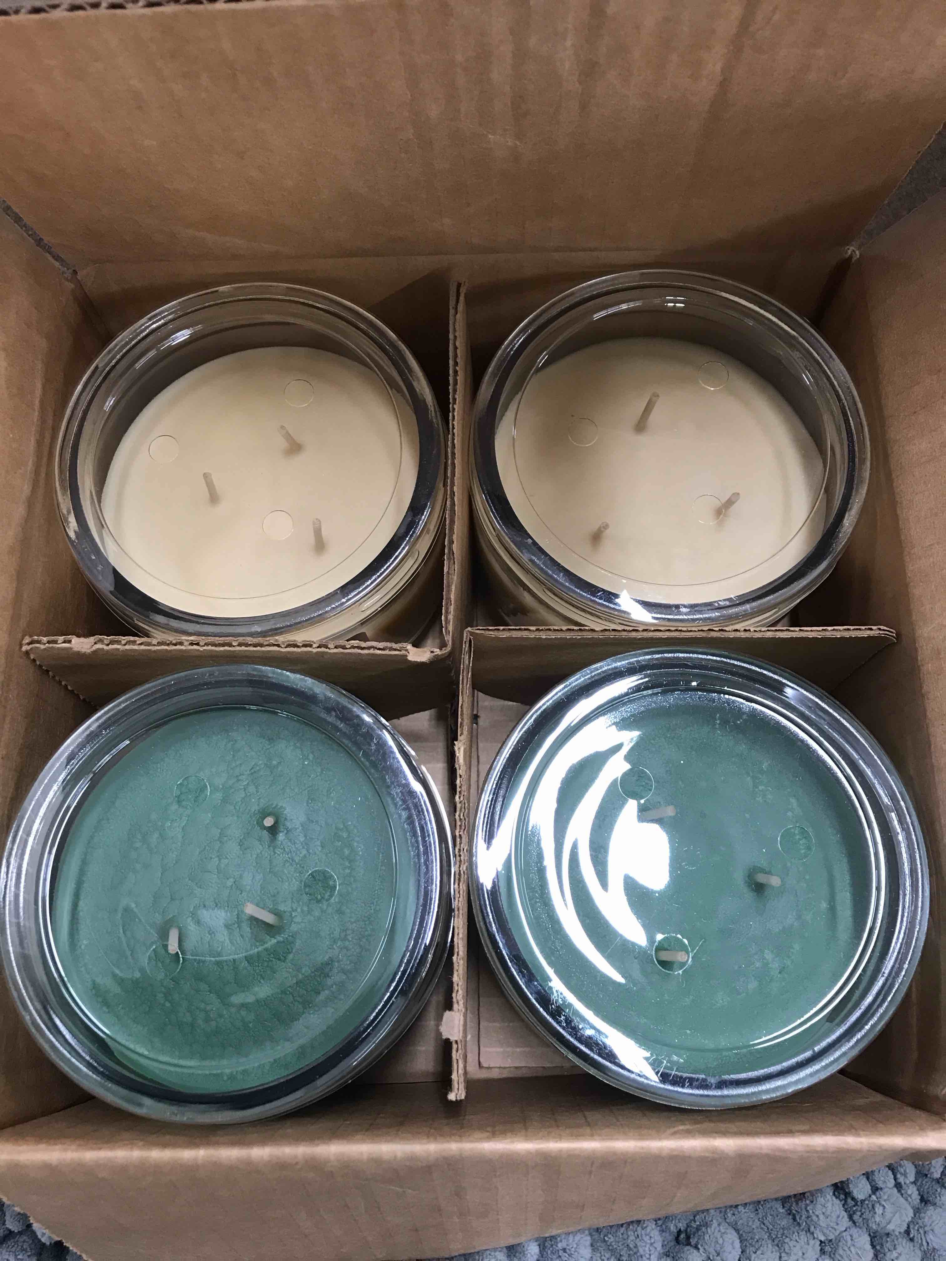 Condition photo showing New/Like New for Candle-Lite Set of 4 Candles