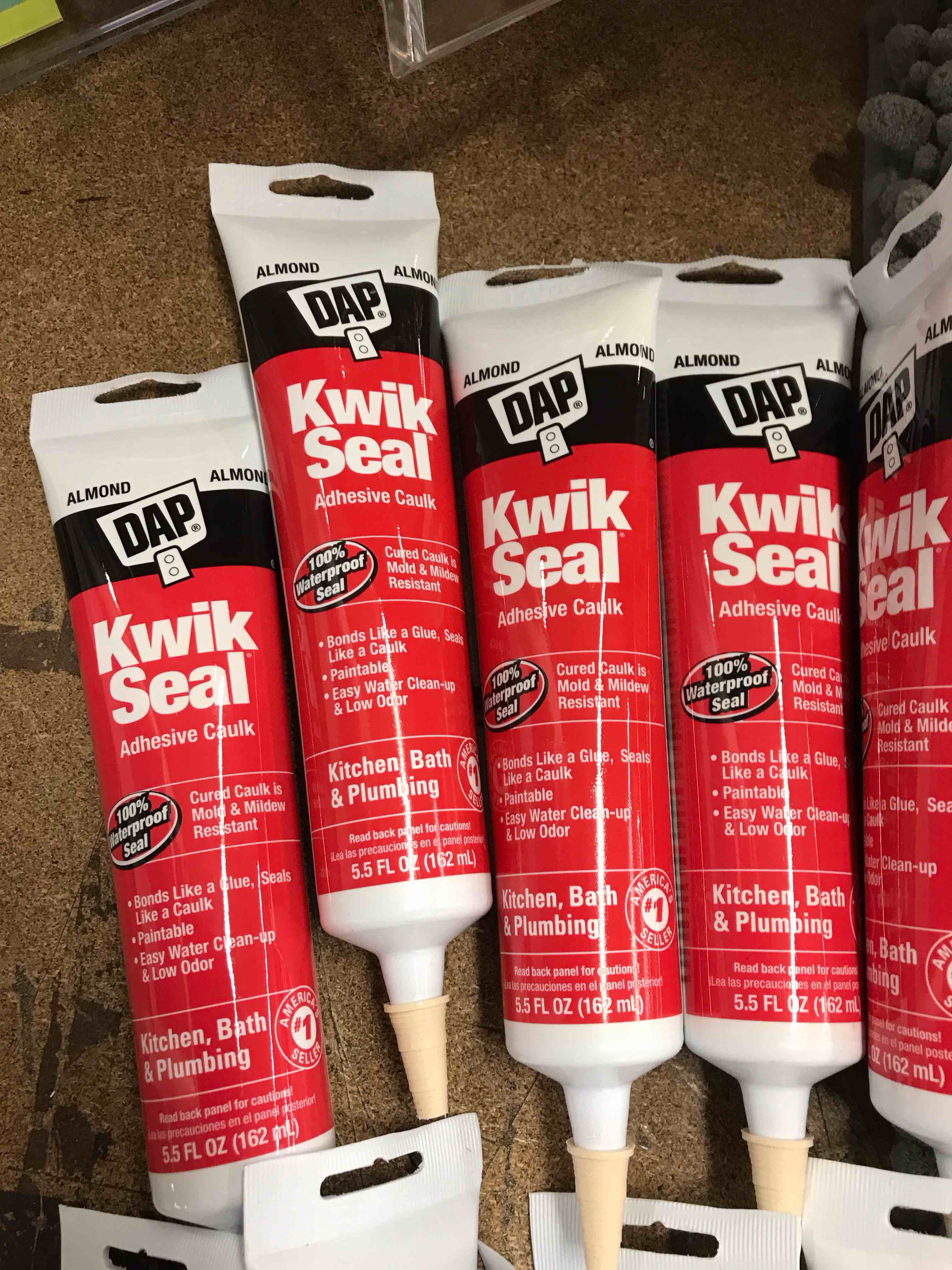 Condition photo showing Good Condition for 27 Tubes Misc… Caulk and Silicone