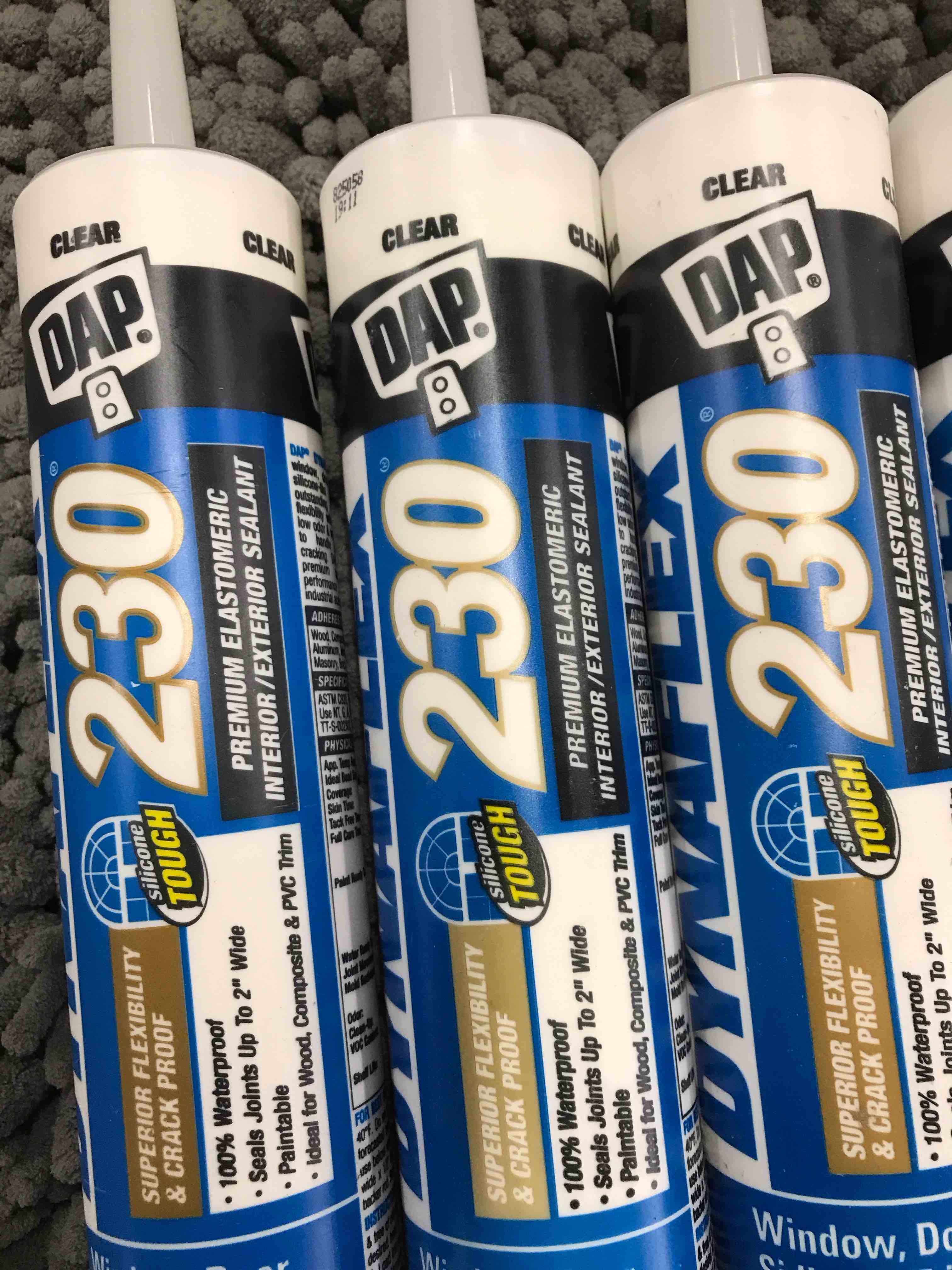 Condition photo showing Good Condition for 9 Tubes Clear Sealant