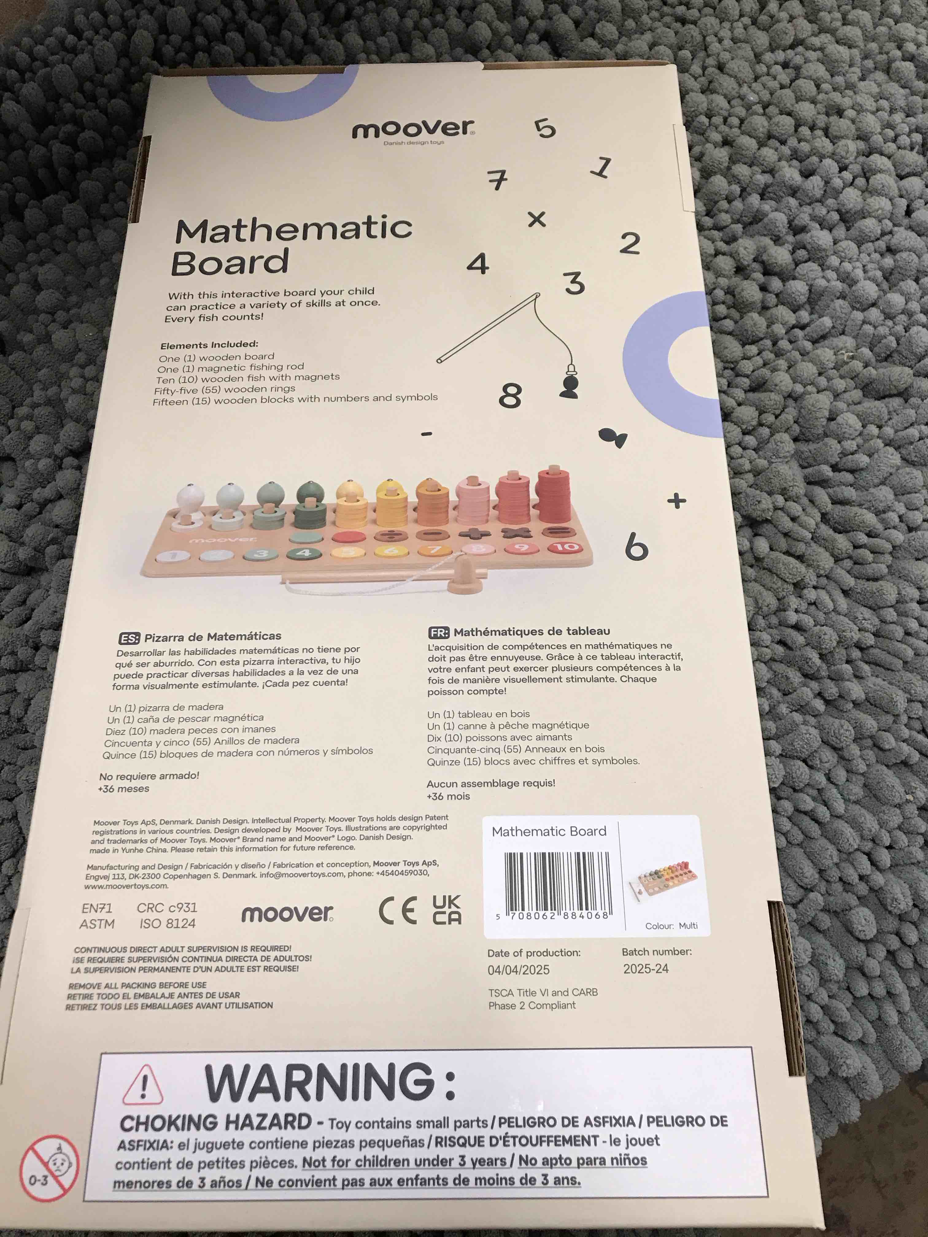 Condition photo showing New/Like New for moover Mathematic Board 